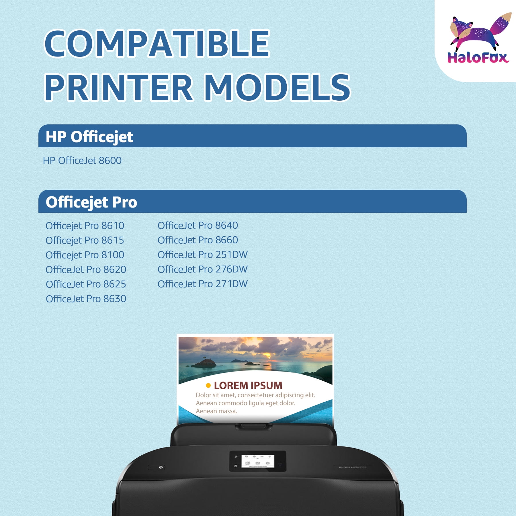 950XL 951XL Ink Cartridge Compatible for HP 950 XL 951 XL Ink Cartridge for HP OfficeJet Pro 8600 8610 8620 8100 8630 8660 8640 8615 8625 276DW 251DW Printer (4 Black, 2 Cyan, 2 Magenta, 2 Yellow) - Image 13