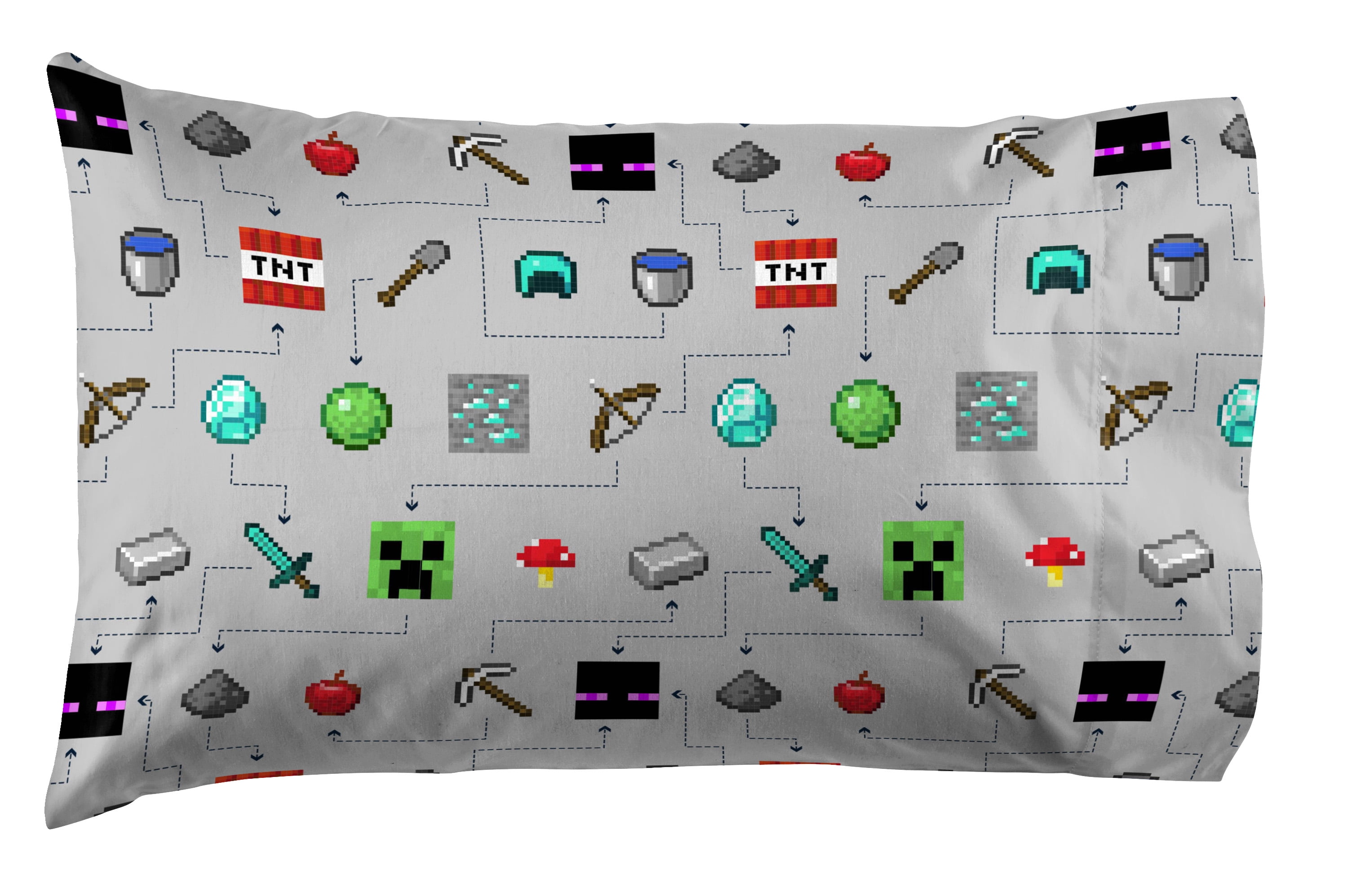 Jay Franco 5-Piece Minecraft Monster Hunters Comforter Set, Full - Image 4
