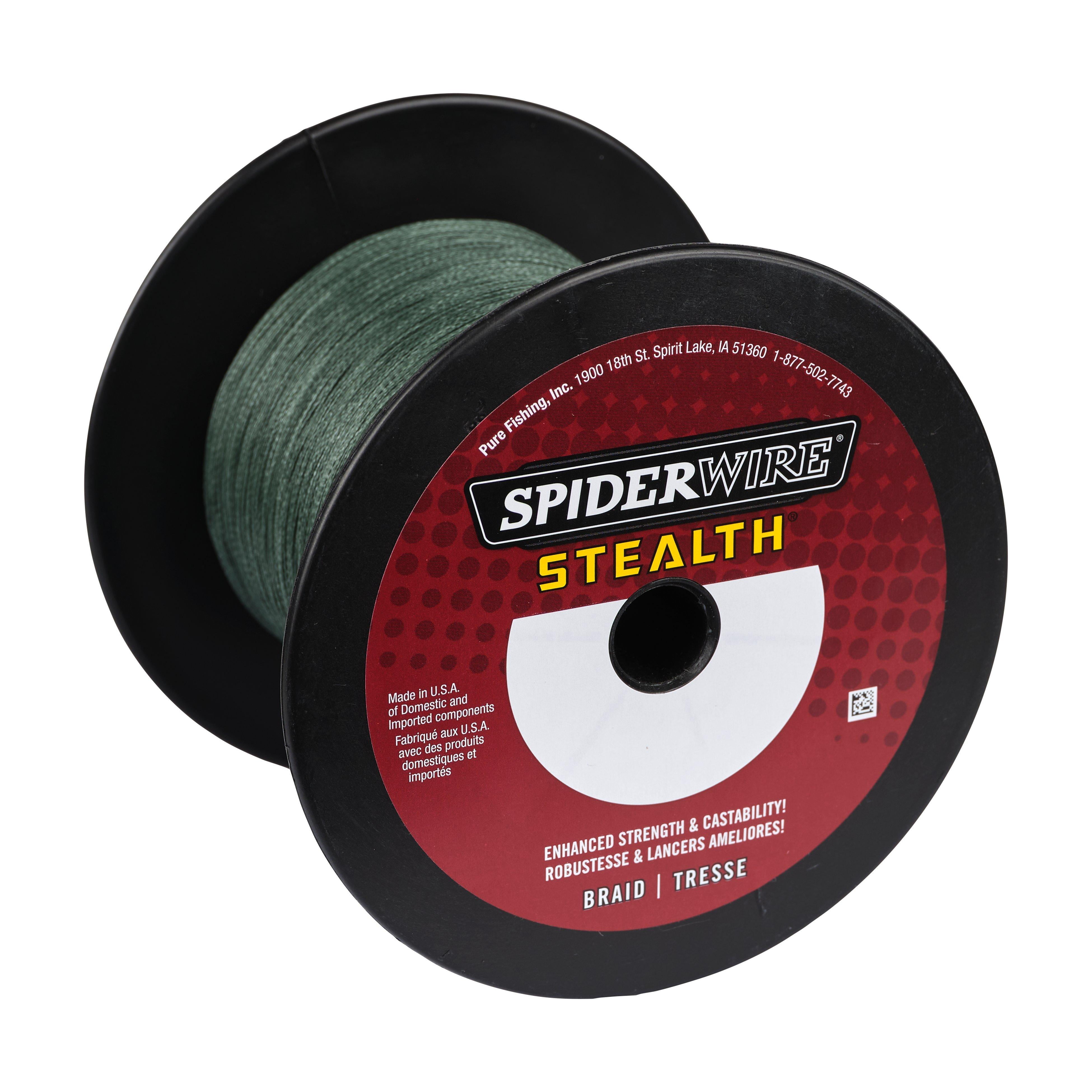 SpiderWire Stealth® Braid Fishing Line, Moss Green, 8 lb Test Strength, 3000 yd - Image 4