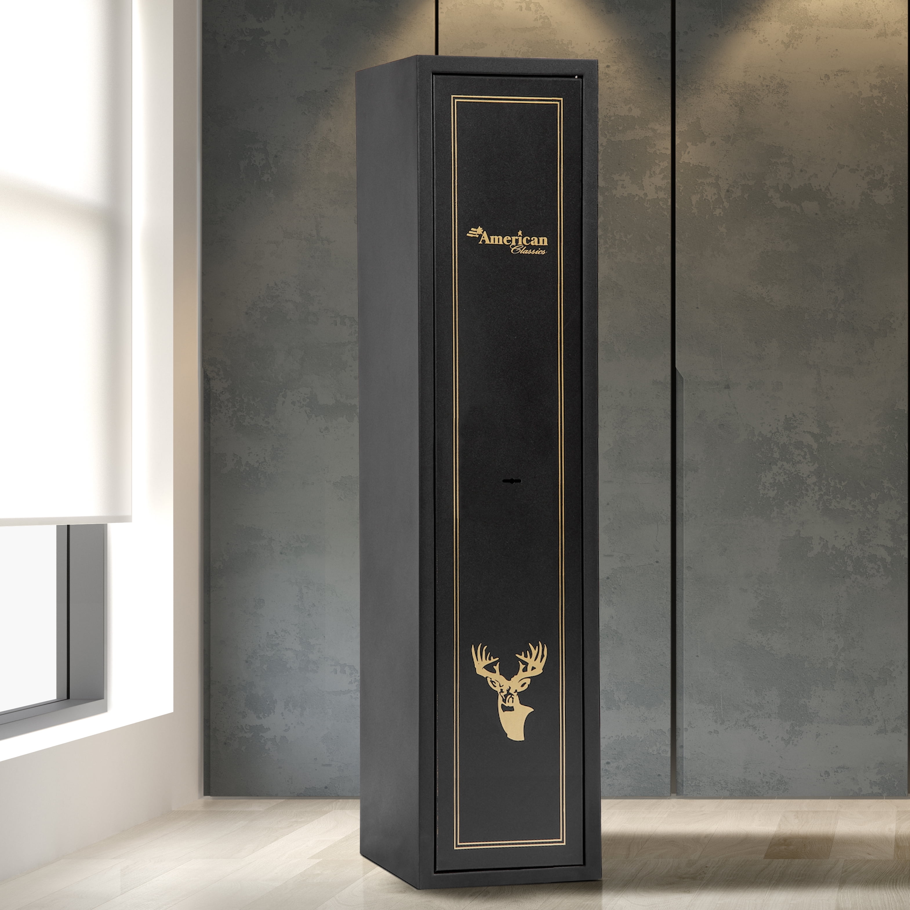 American Furniture Classics, Model 905 5-Gun Key Lock Safe - Image 6