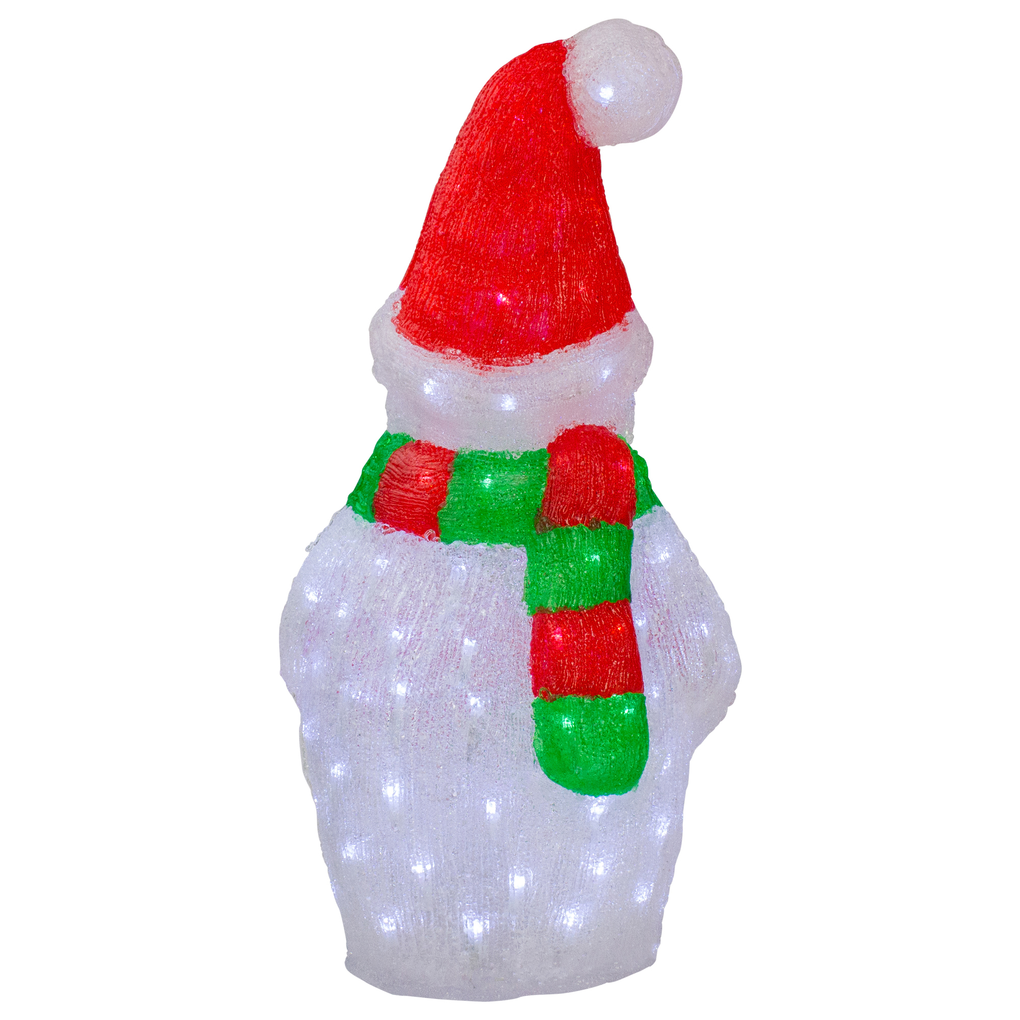 Northlight Lighted Commercial Grade Acrylic Christmas Snowman Display Decoration - 25" - Image 5