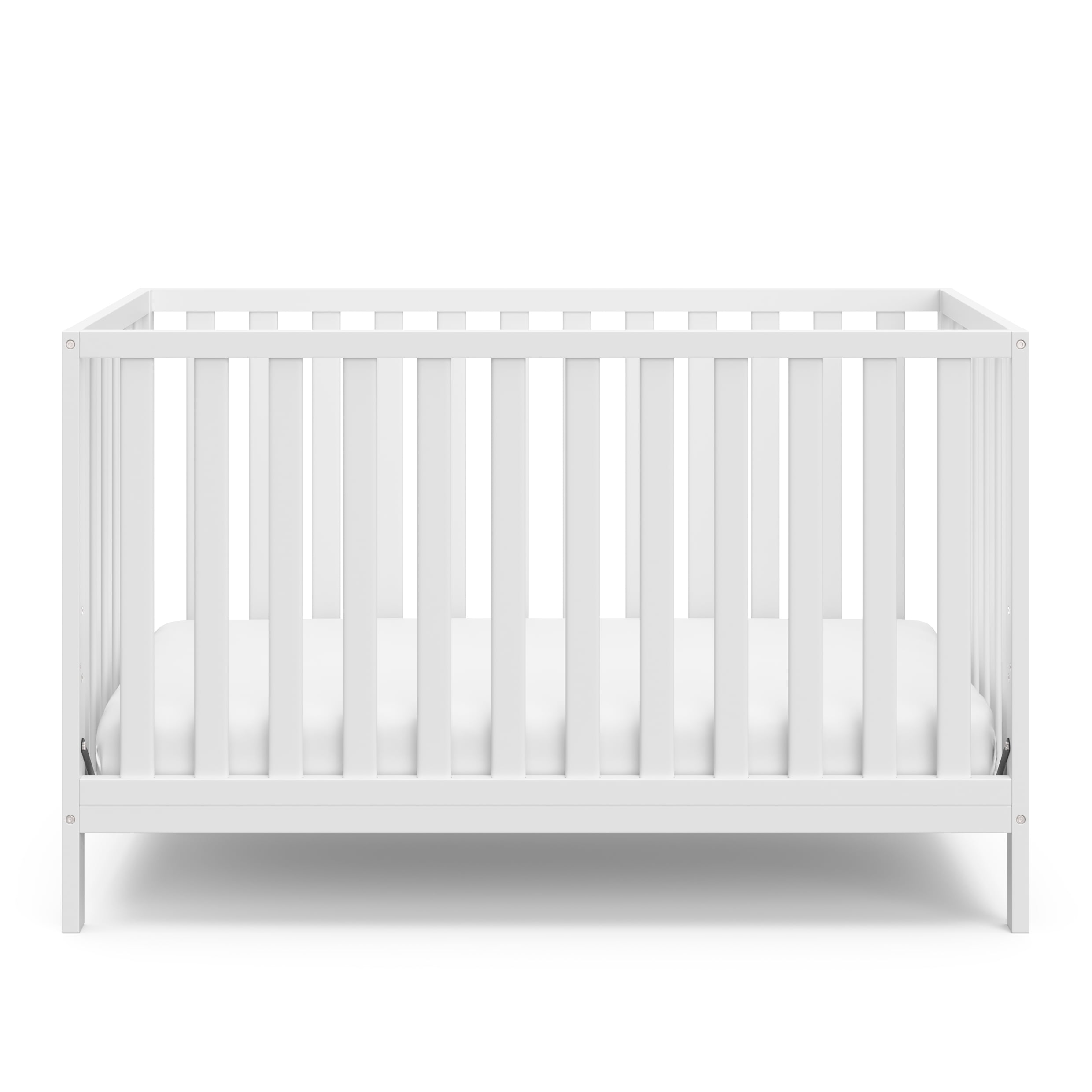 Storkcraft Sunset 4-in-1 Convertible Baby Crib, White - Image 9