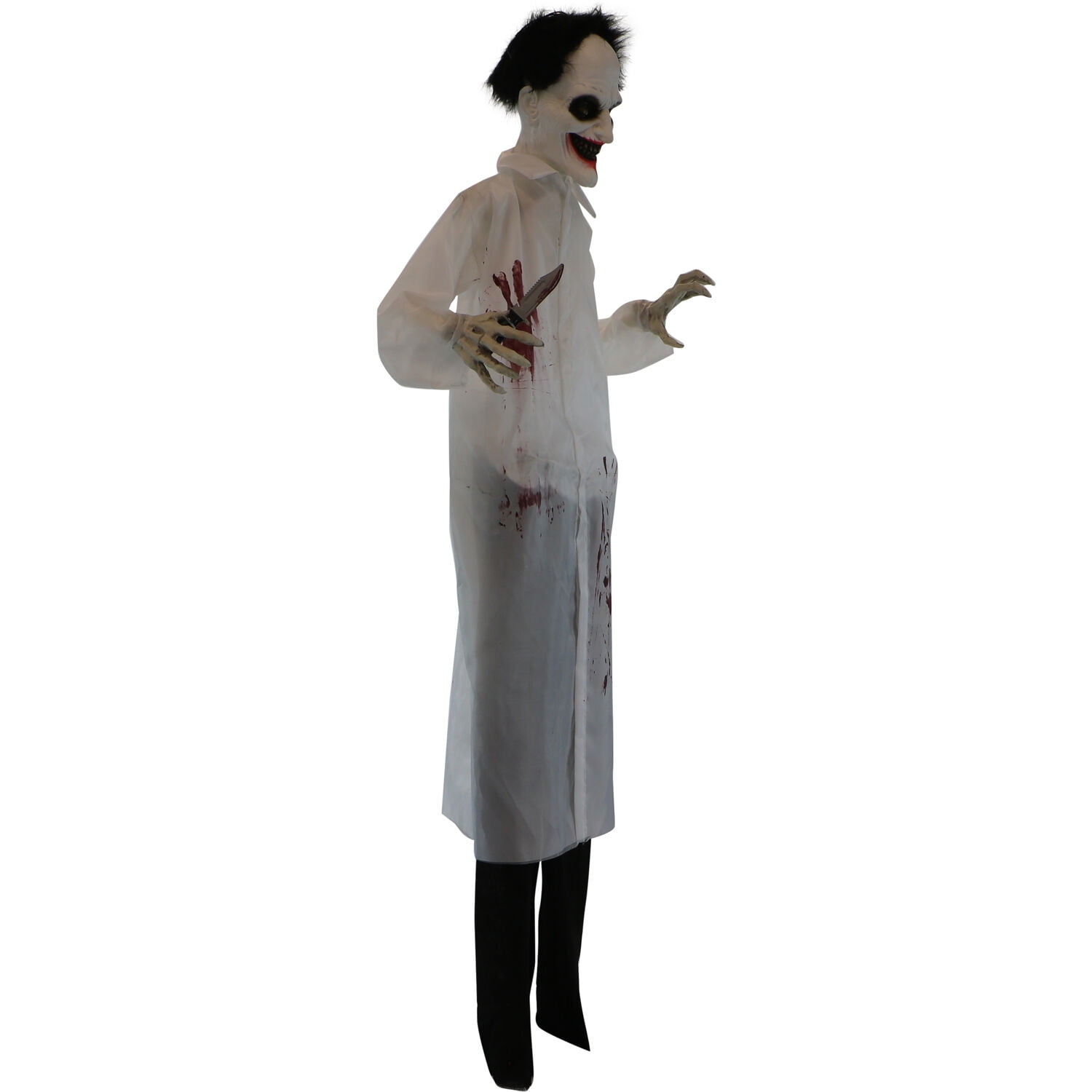 Haunted Hill Farm 5.75 ft Animatronic Halloween Doctor, Indoor/Covered Outdoor Halloween Decoration, HHDOC-3FLSA - Image 8