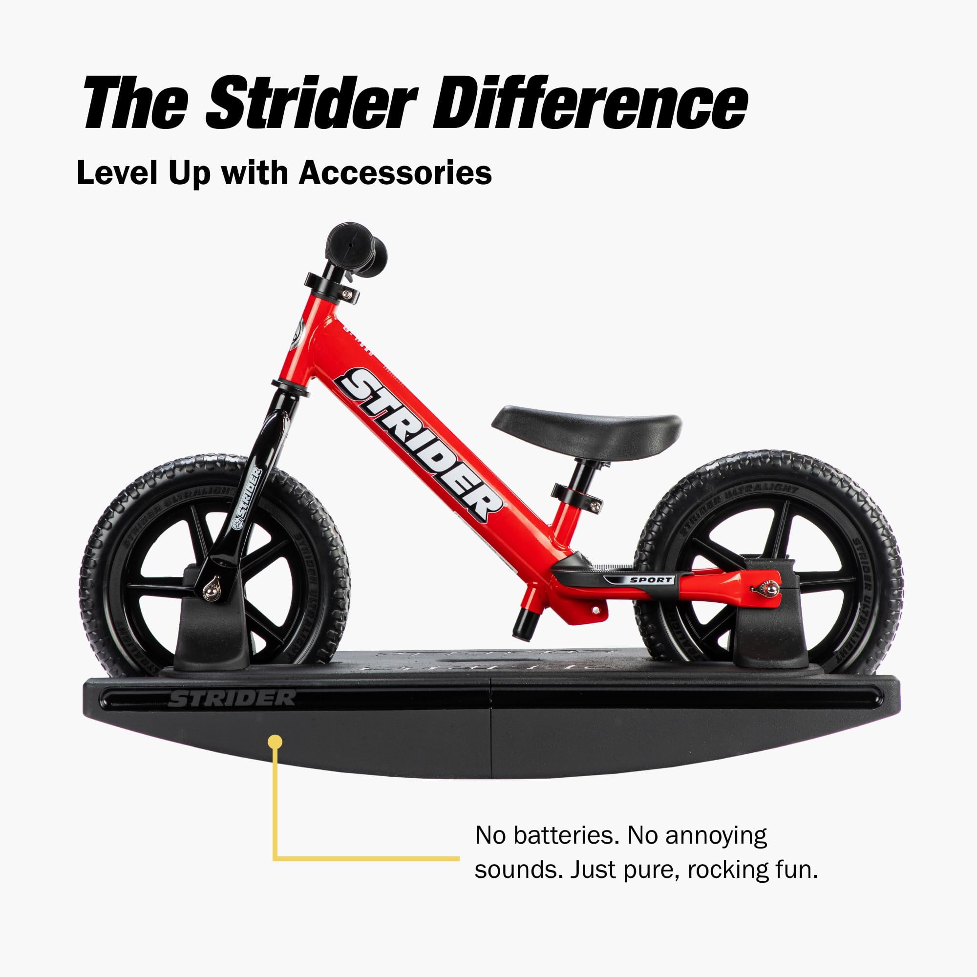 Strider Rocking Base - Fits All Our 12” Balance Bikes - for Kids 6 Months to 2 Years - All-Weather, Durable Plastic - Easy Assembly & Adjustments - Image 5