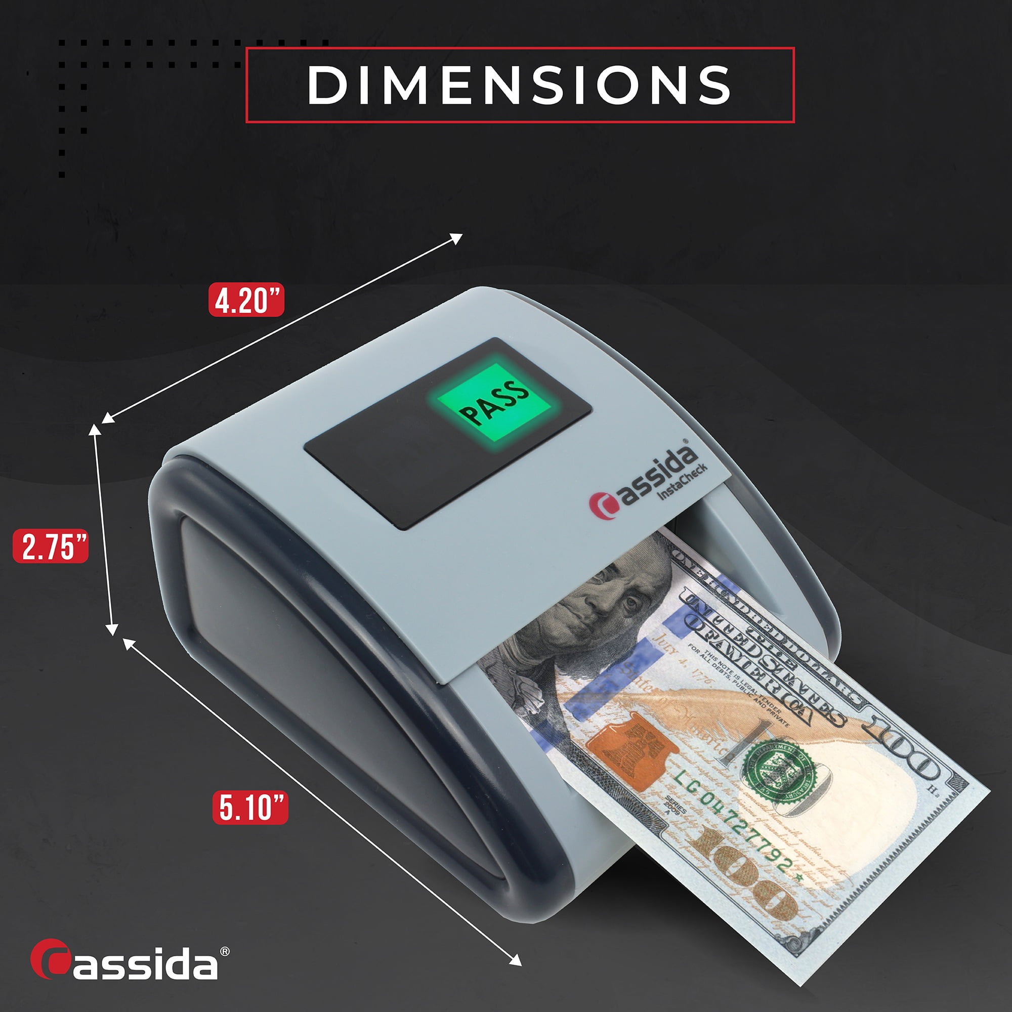 Cassida Instacheck Counterfeit Detector with Simple and Efficient Pass/Fail Indicators - Image 7