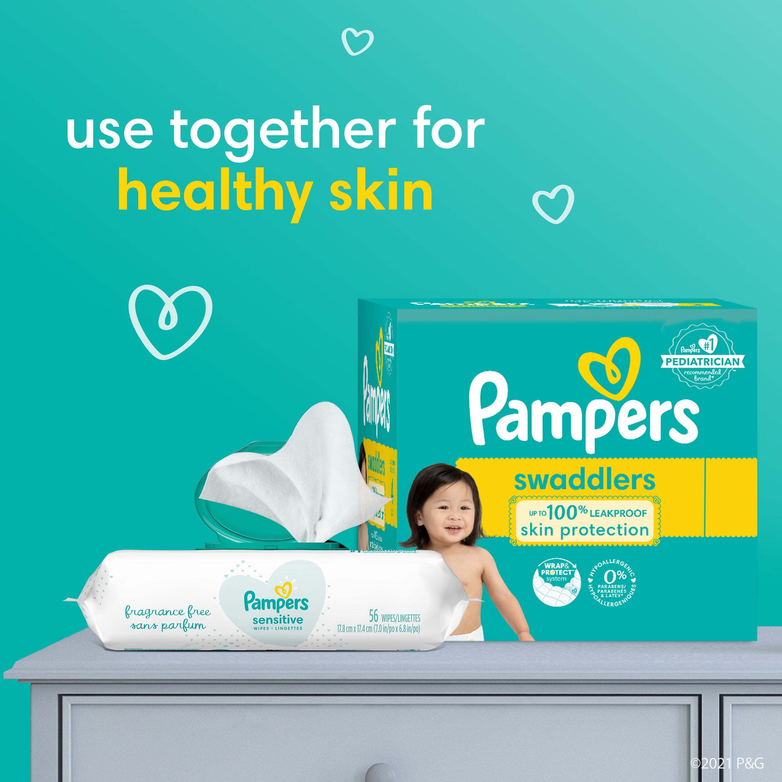 Pampers Swaddlers Diapers Size 6, 84 Count (Select for More Options) - Image 4