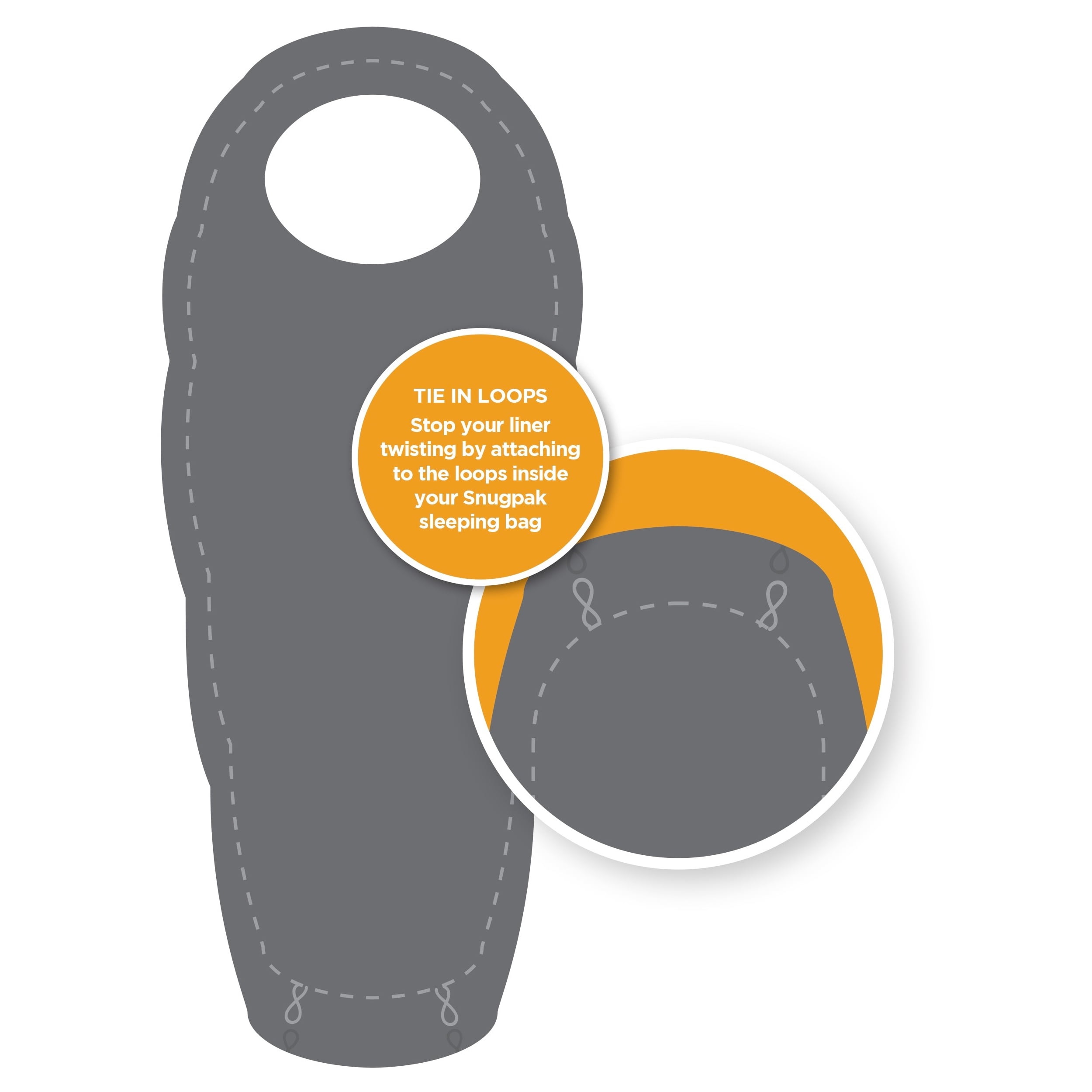 Snugpak Silk Liner, Black - Image 3