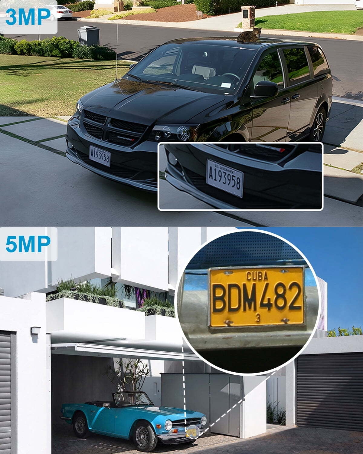 360° View PTZ Solar Security Cameras Wireless WiFi Outdoor, Spotlight 2K/3MP, Color Night Vision, PIR Motion Detection, Solar Outdoor Home Surveillance Camera, Work with Alexa - Image 7