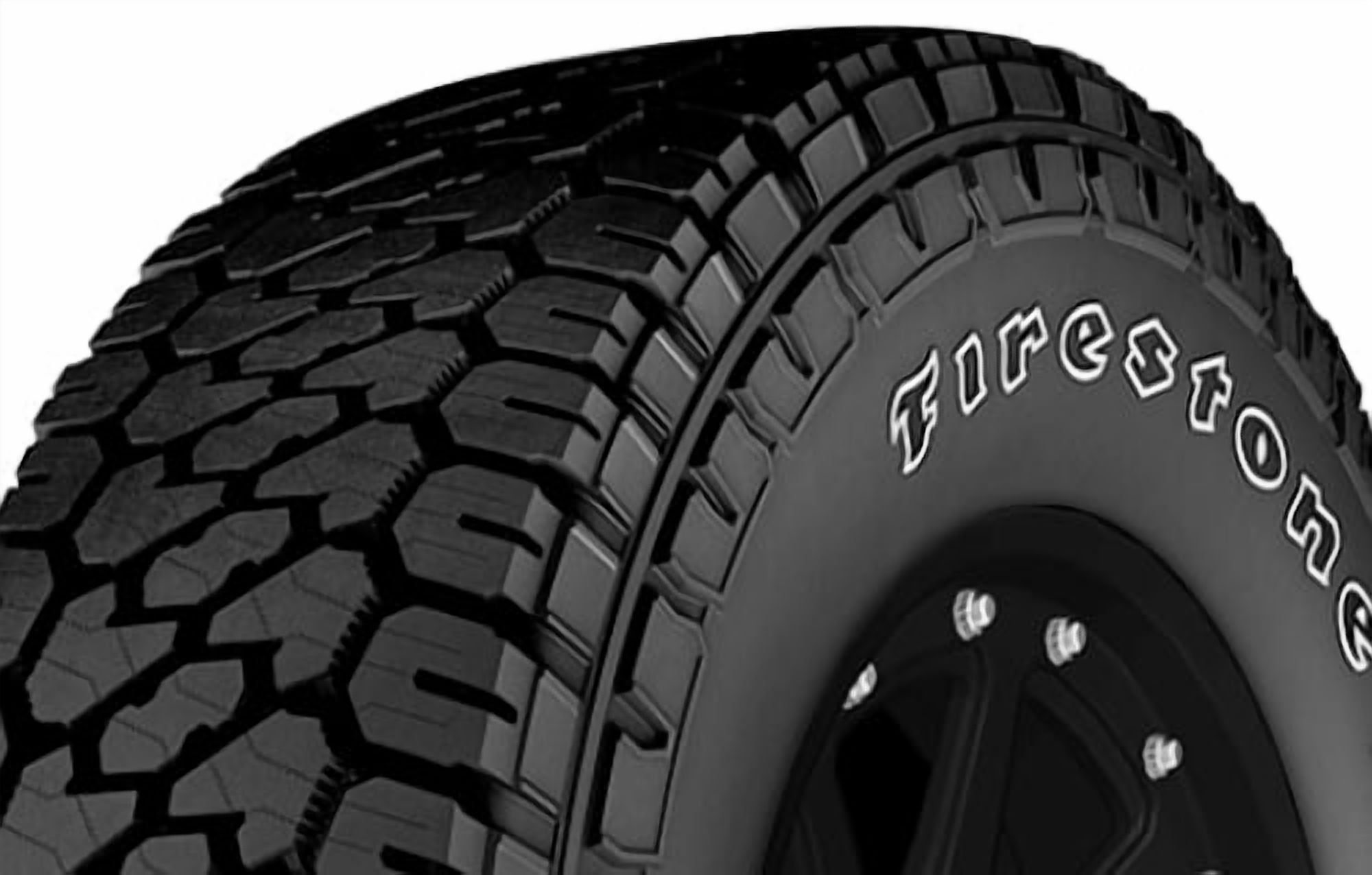 2 Firestone Destination X/T OWL 265/75R16 123/120S Load E 10 PLY Off-Road 50K Mi FS004376 / 265/75/16 / 2657516 - Image 3