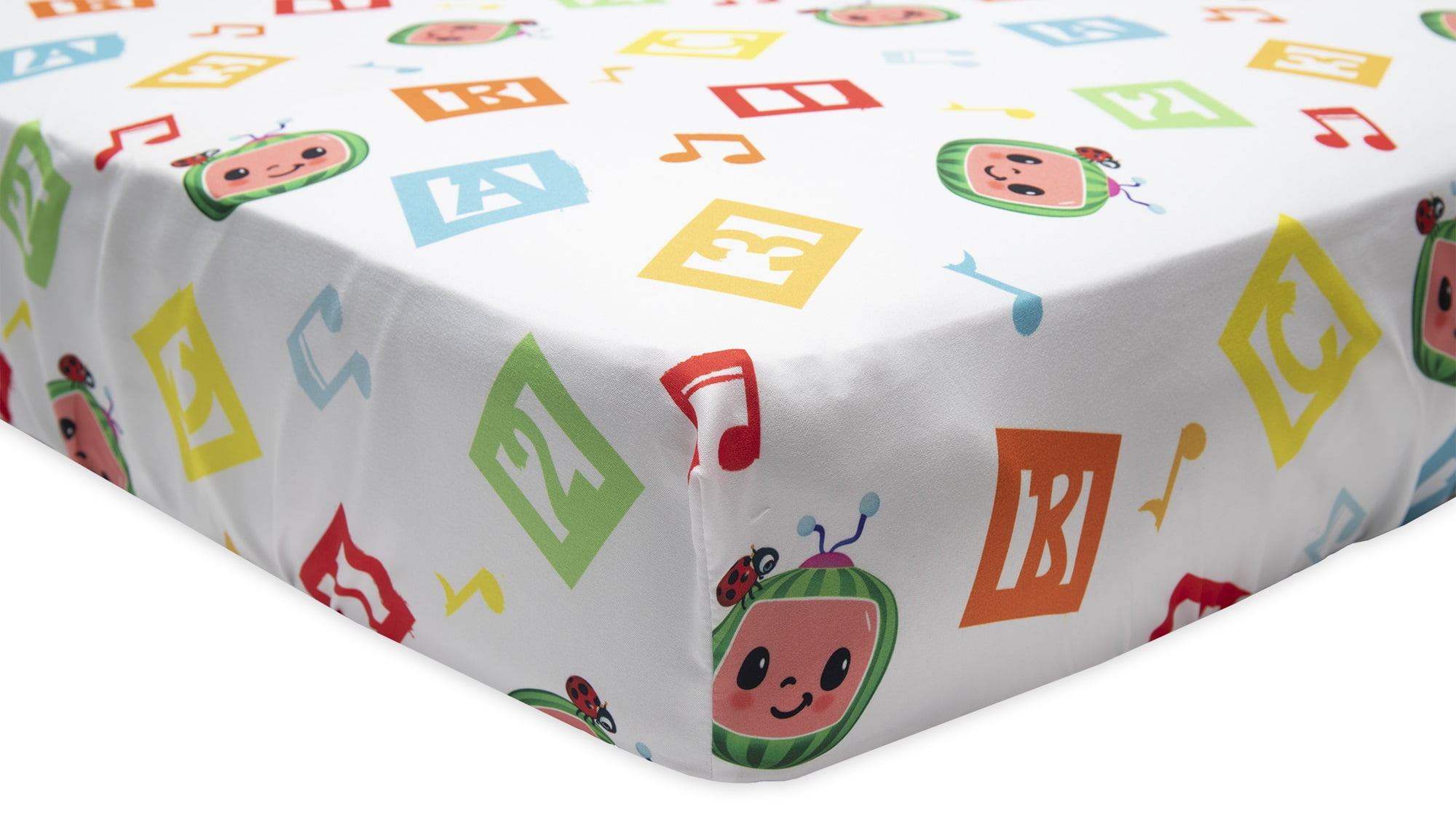 NoJo CoComelon "Learning is Fun" 4-Piece Toddler Bedding Set, Multi Color Print, Toddler Boy or Girl - Image 7