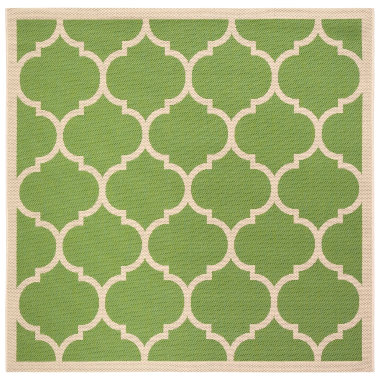 Safavieh Courtyard Alyssa Geometric Indoor/Outdoor Area Rug, 6'7" x 9'6", Green/Beige - Image 3