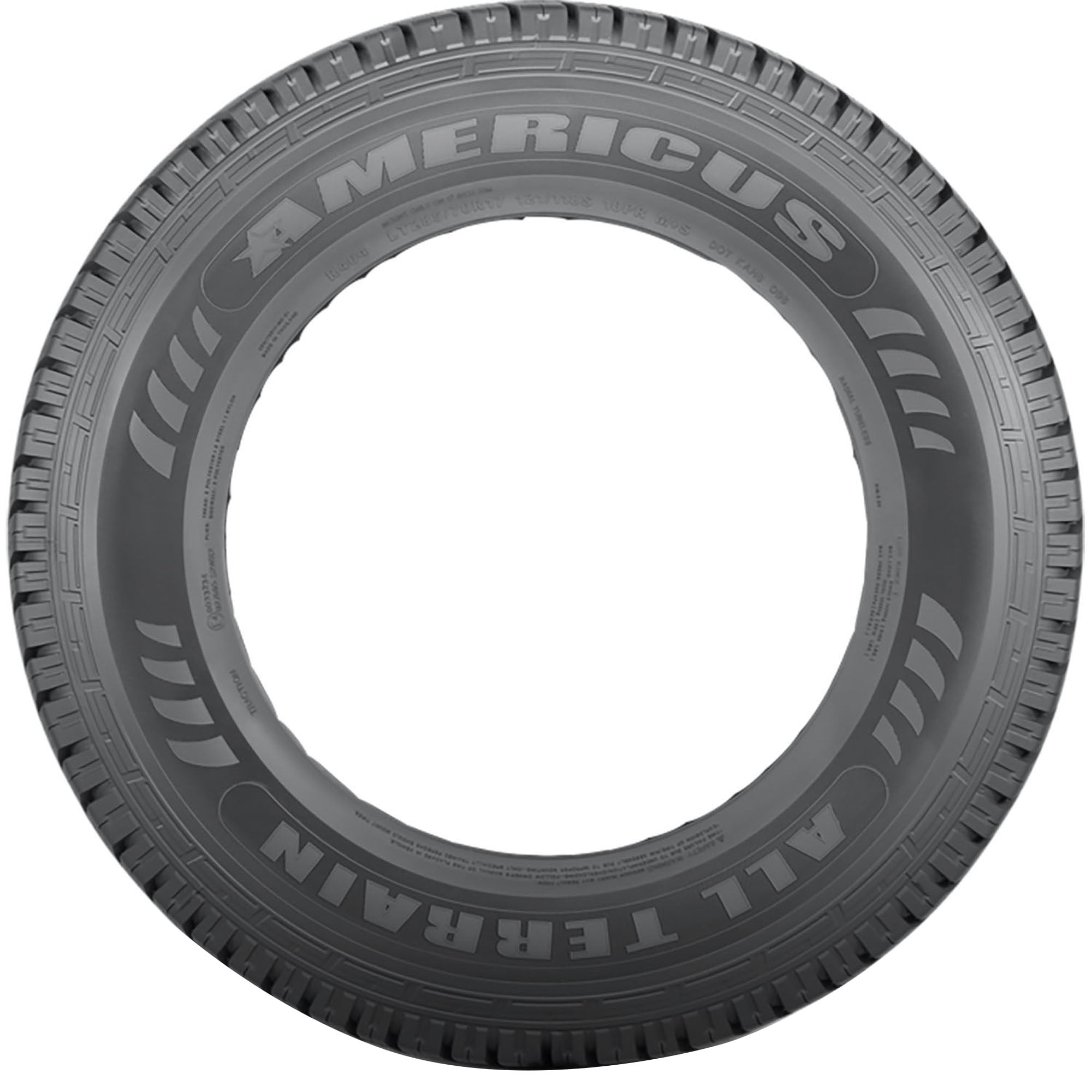 Americus Rugged All-Terrain Tire - LT285/70R17 121S LRE 10PLY Rated Fits: 2015-18 Ram 1500 Rebel, 2021-23 Jeep Wrangler Unlimited Rubicon 392 - Image 3