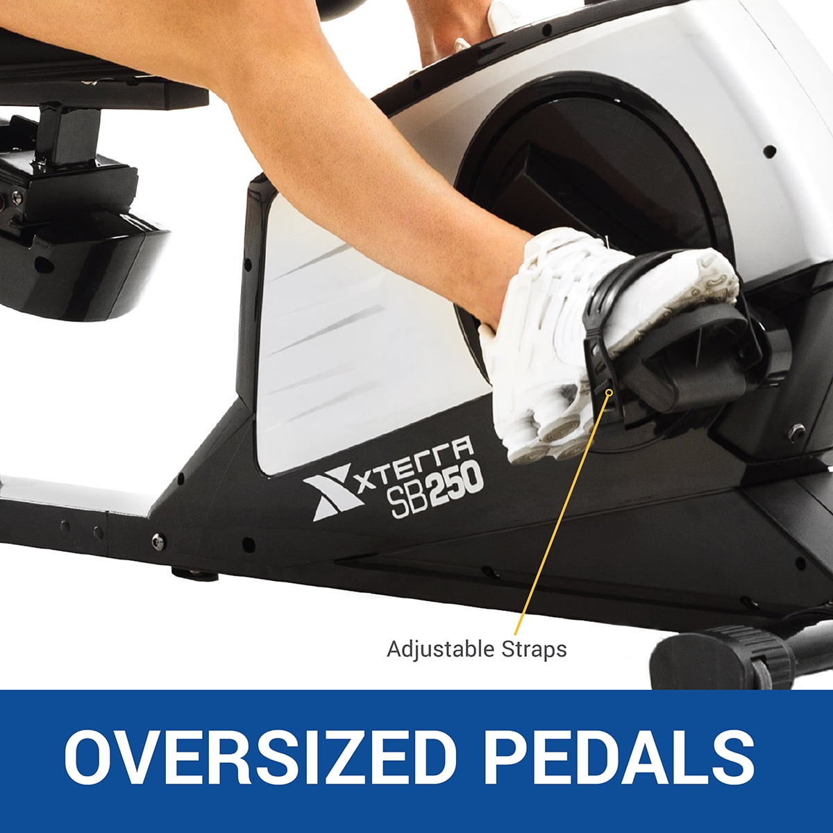 XTERRA Fitness SB250 Recumbent Bike with Advanced Console Features - Image 9
