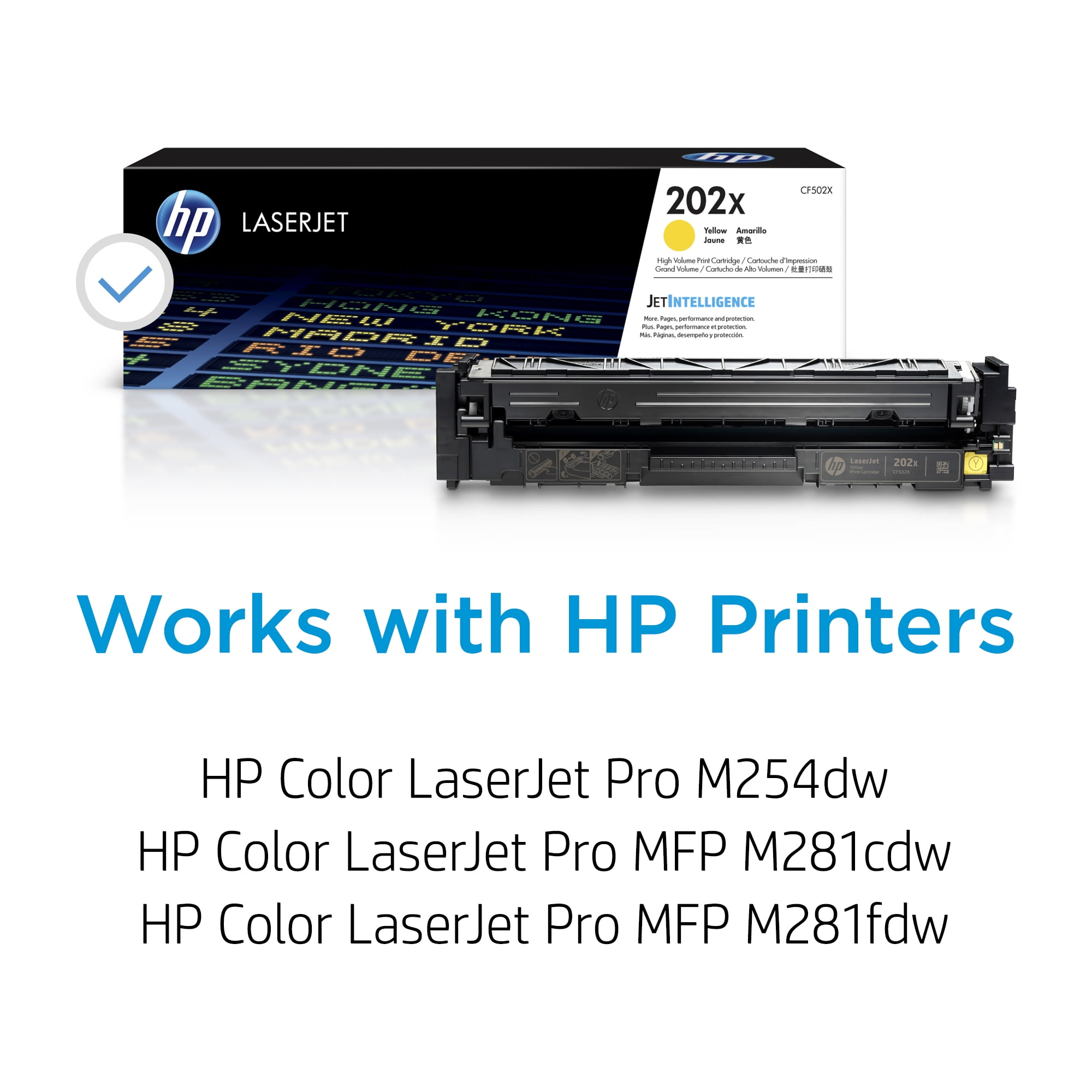 HP 202X High Yield Yellow Original LaserJet Toner Cartridge, ~2,500 pages, - Image 5