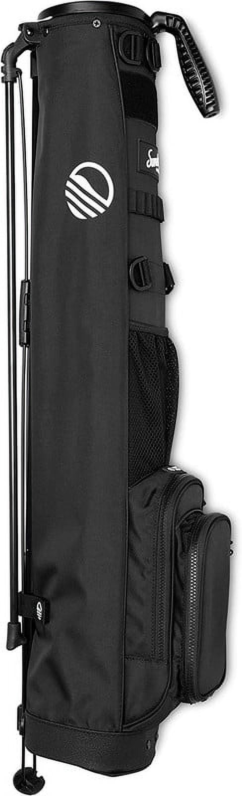 Sunday Golf Loma XL Bag - Lightweight Golf Bag with Strap and Stand – Easy to Carry Pitch n Putt Golf Bag – Golf Stand Bag for The Driving Range, Par 3 and Executive Courses, 3.4 pounds (Matte Black) - Image 3