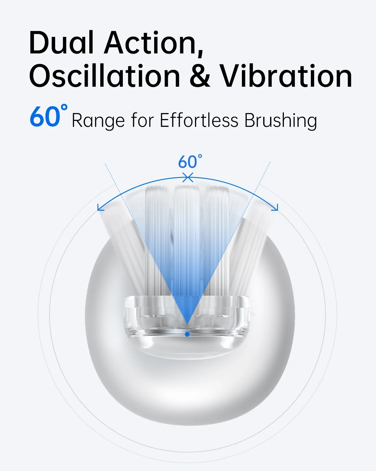 Laifen Wave Electric Toothbrush, Oscillation & Vibration Sonic Electric Toothbrush for Adults with 3 Brush Heads, IPX7 Magnetic Rechargeable Travel Powered Toothbrush (Silver Aluminum Alloy) - Image 11