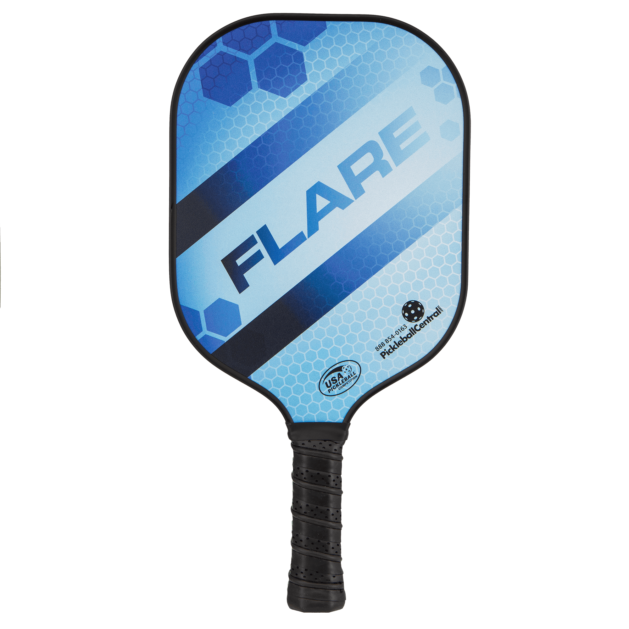 PIckleballCentral Rally Flare Graphite Pickleball Paddle 2 Player Pack Graphite Hybrid Composite Face 7oz Red/Blue - Image 7
