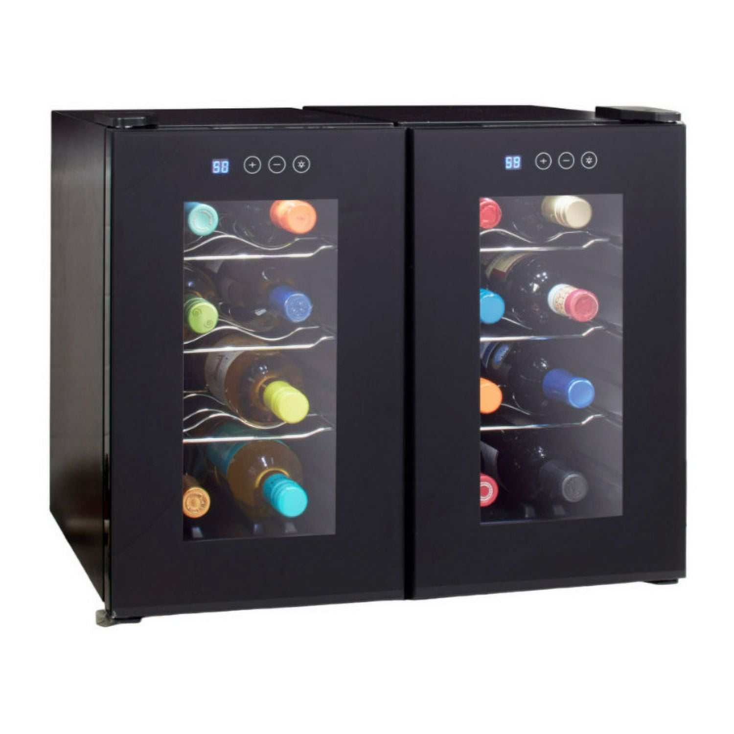 Cuisinart 16-Bottle 2 Independent Cooling Private Reserve Wine Cellar (Black) - Image 3