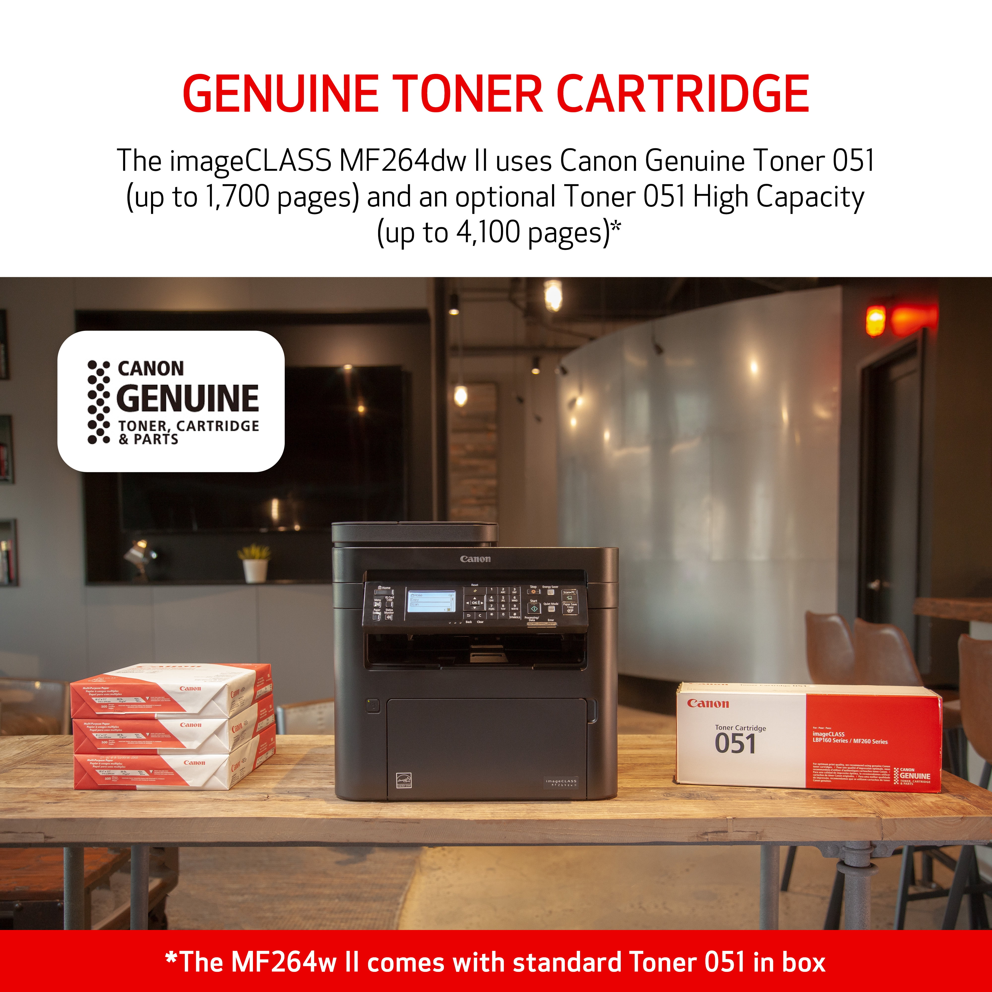 Canon imageCLASS MF264dw II - All-in-One, Wireless Laser Printer - Image 9