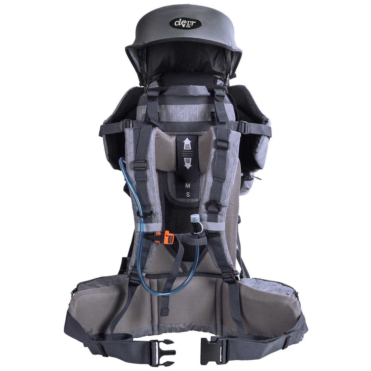 ClevrPlus Urban Explorer Hiking Baby Backpack Child Carrier, Heather Gray - - Image 4