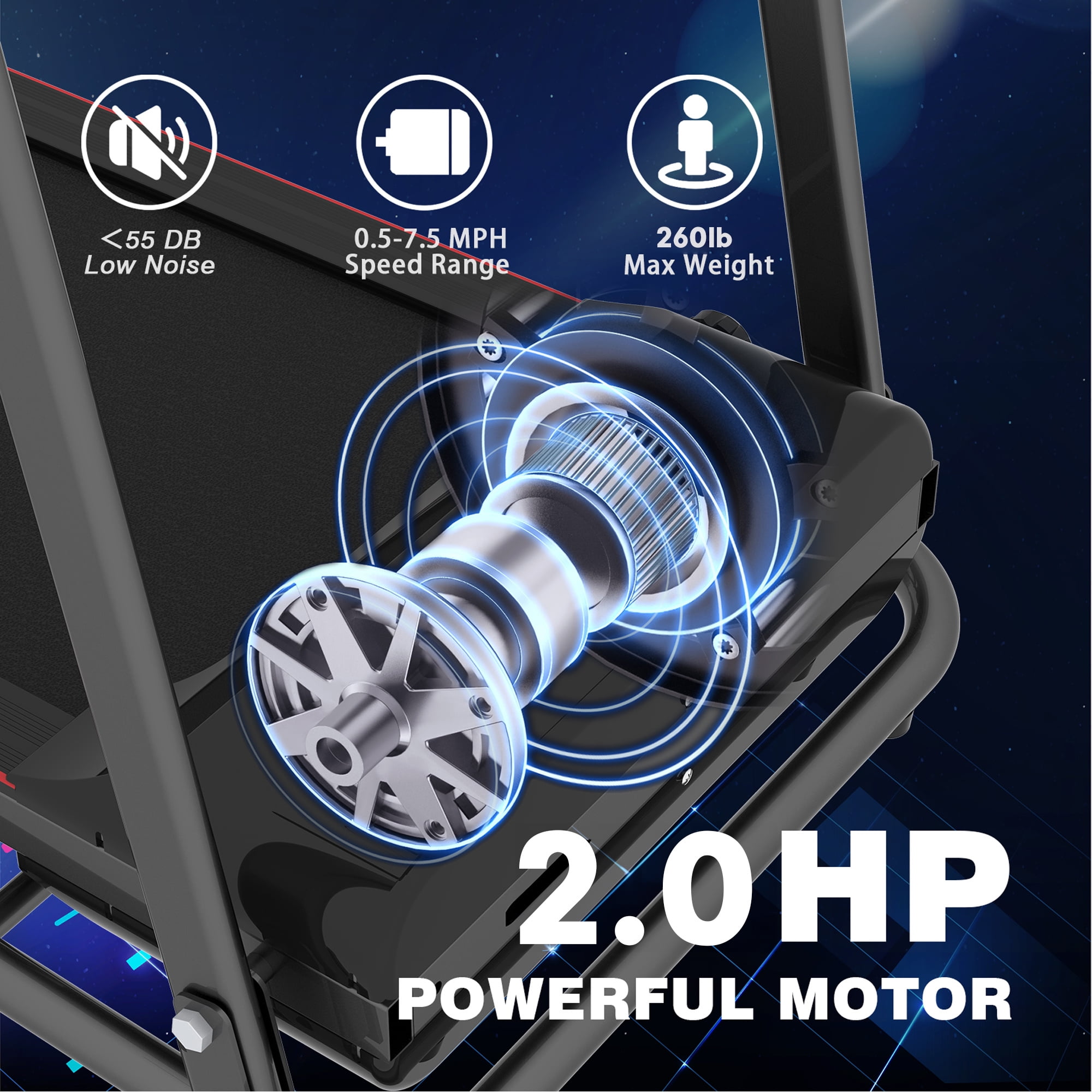 Aukfa AK-SF02-017 Folding Treadmill with Incline - Image 7