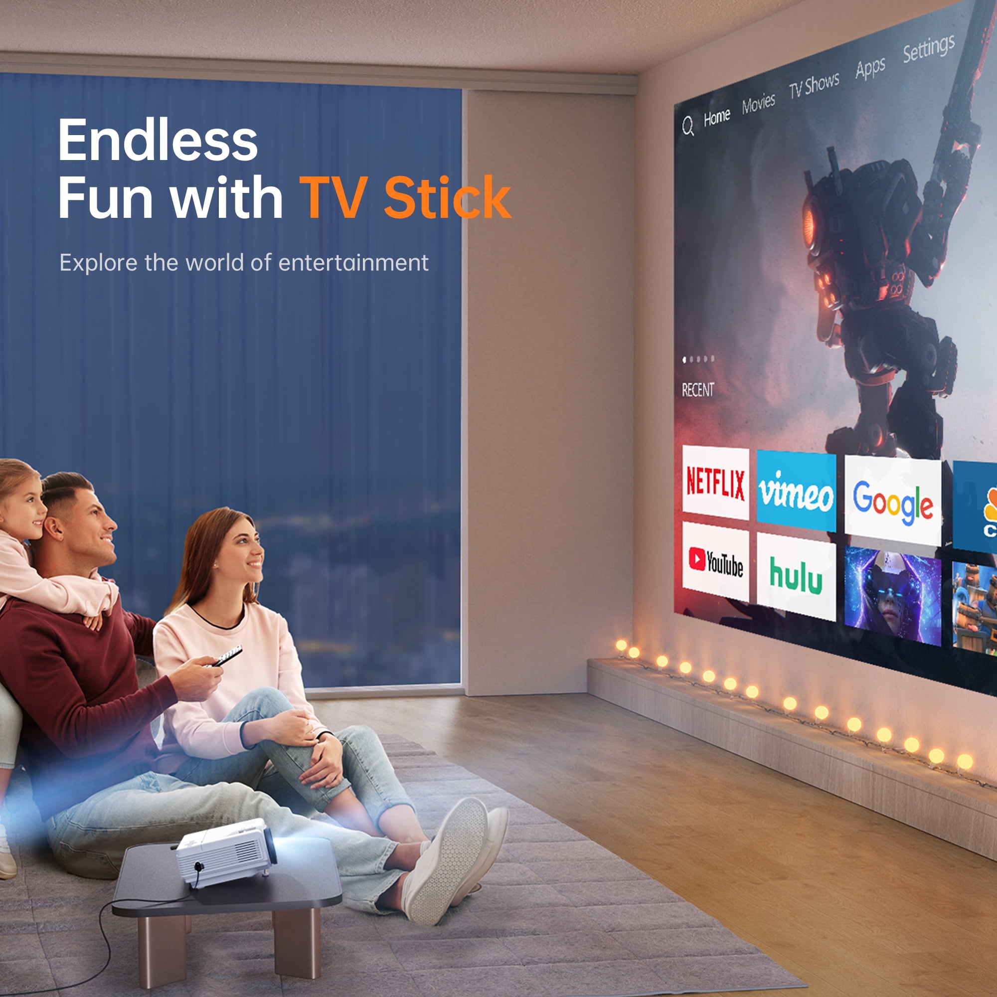 VANKYO Leisure Portable Video Projector, WiFi Mini Projector, 1080P - Image 4