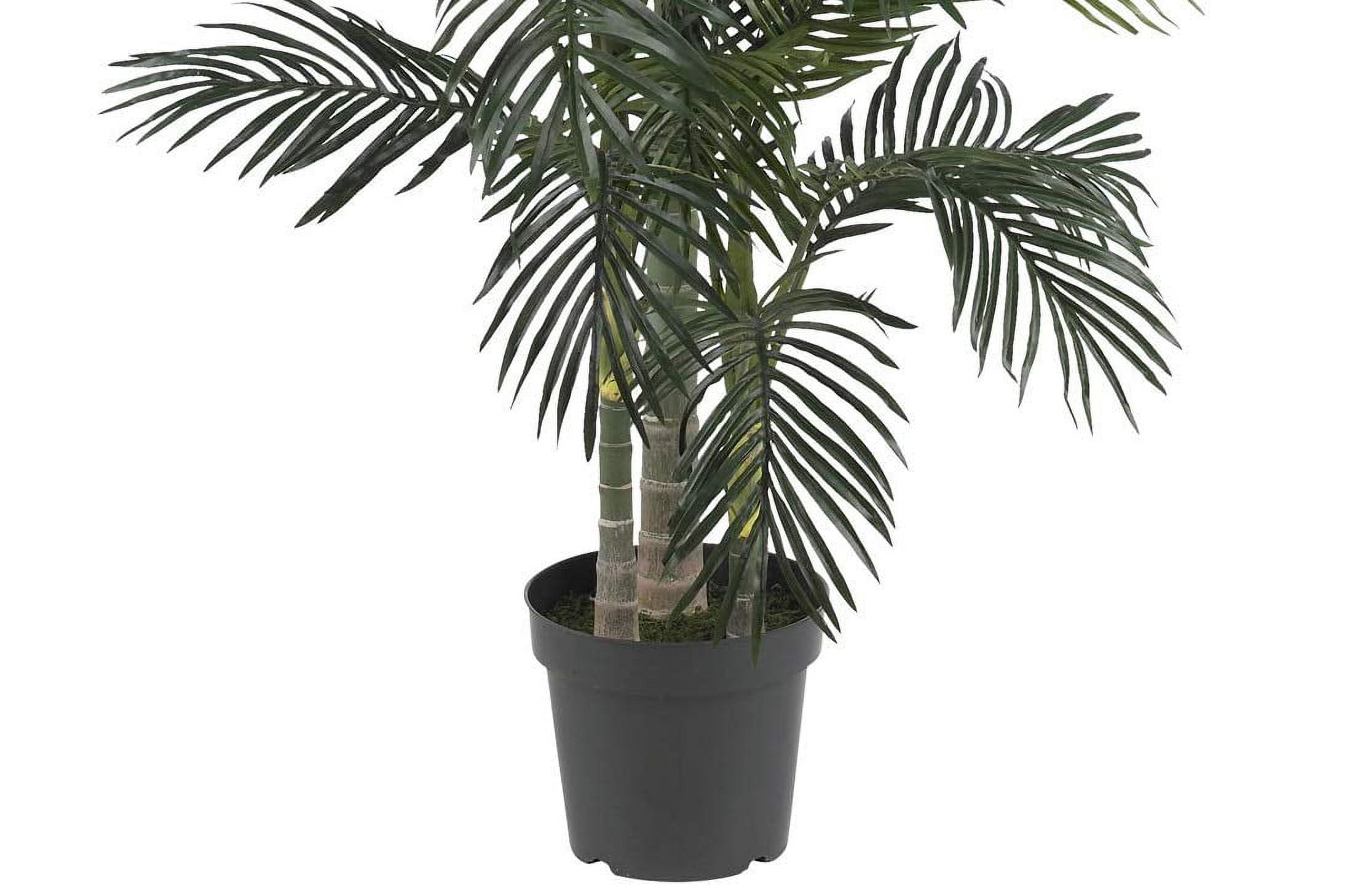 Nearly Natural 6.5’ Artificial Golden Cane Palm Tree – Lifelike Faux Tropical Plant for Home & Office Decor - Image 5