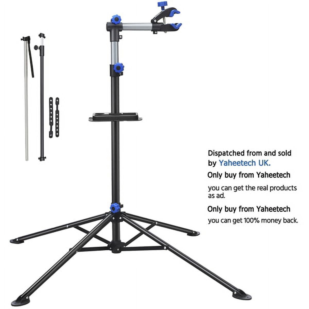 Alden Design Foldable & Adjustable Bicycle Repair Stand, Black - Image 5