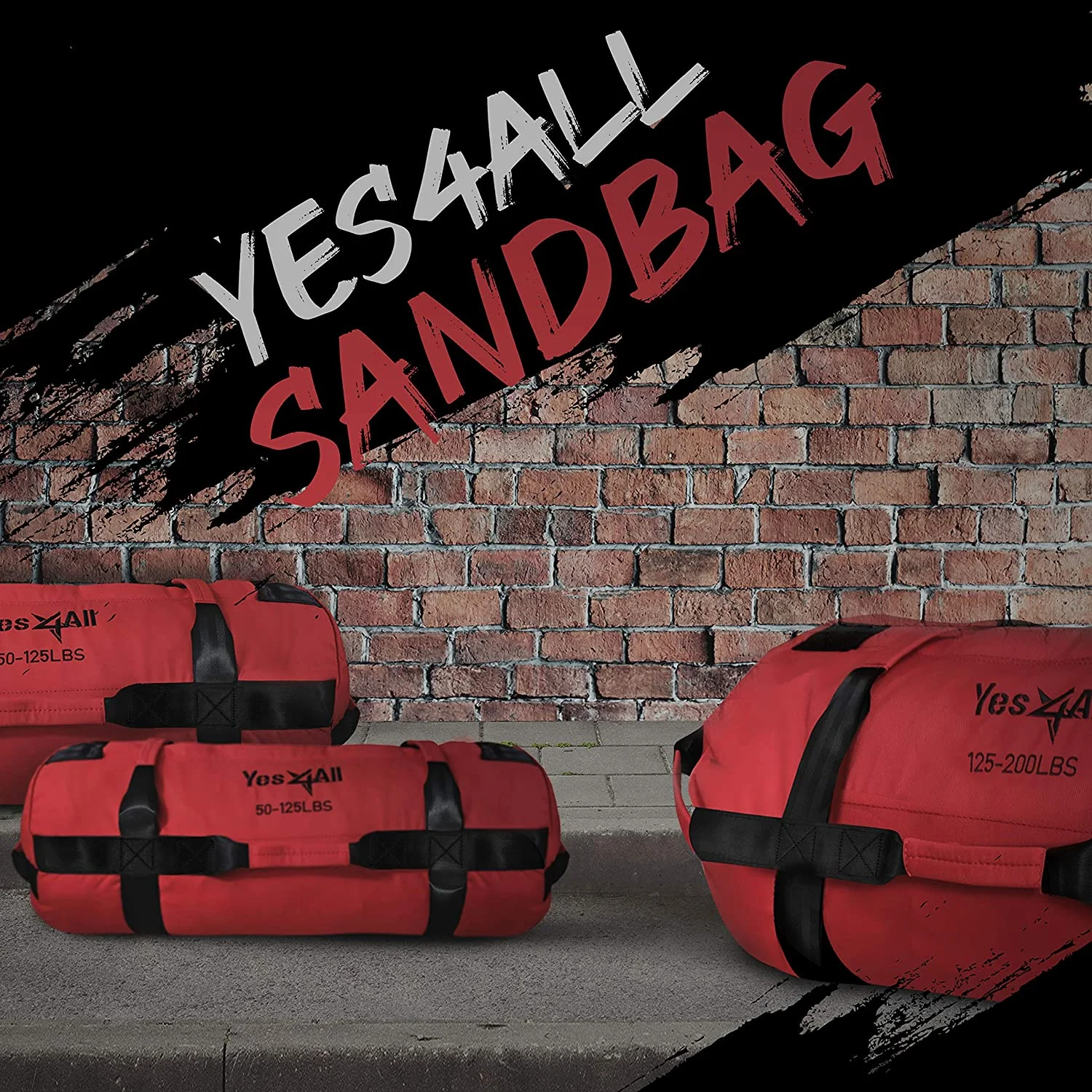 Yes4All Workout Sandbags, Red, Size XL, Single - Image 3