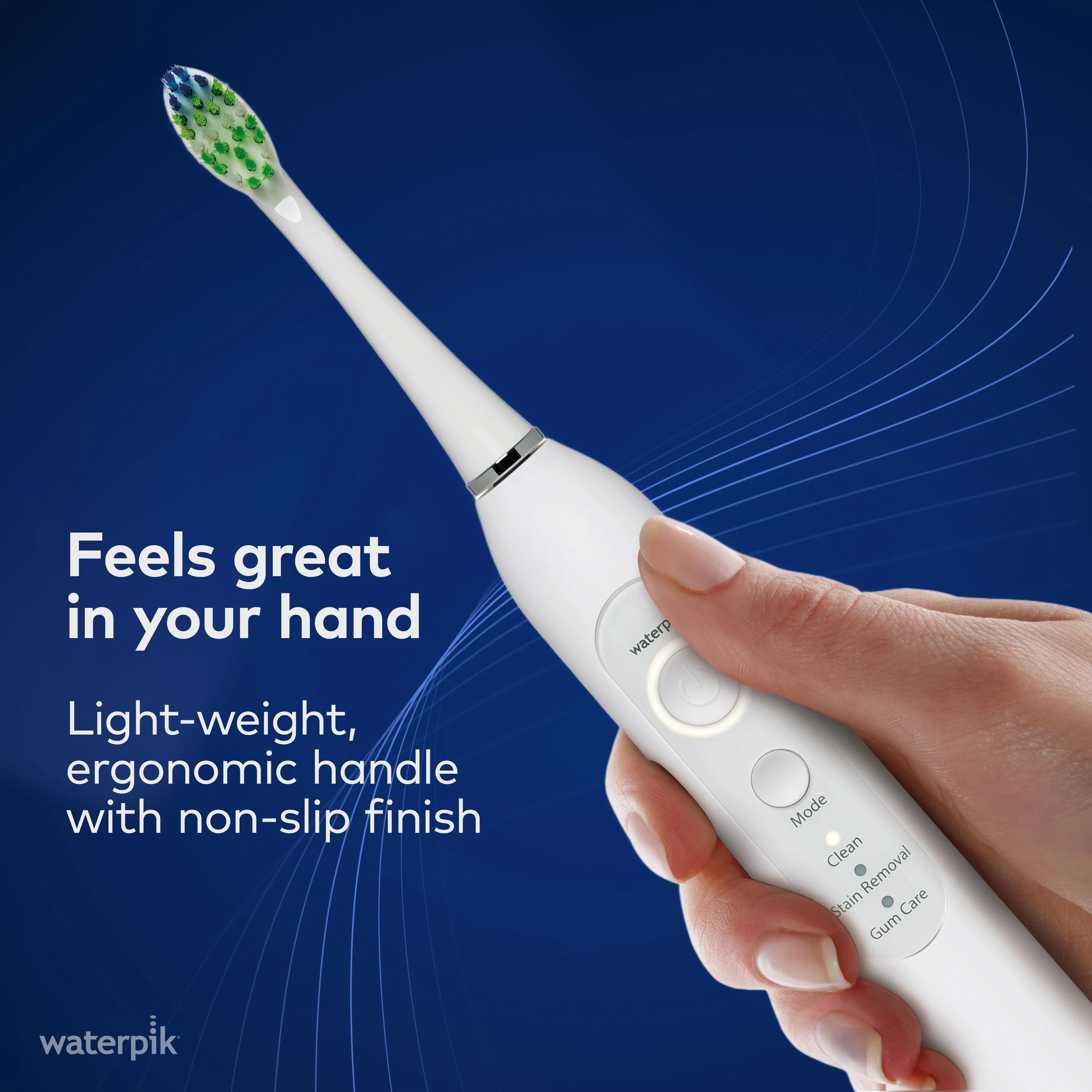 Waterpik Sensonic Sonic Electric Toothbrush, White STW-03 (Packaging May Vary) - Image 6