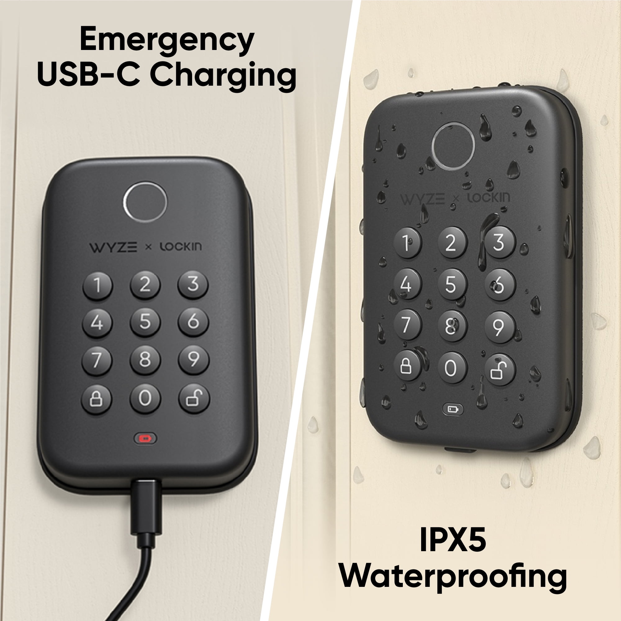 Restored Wyze Smart Lock Bolt with Fingerprint Keyless Entry and Auto Lock (Refurbished) - Image 4