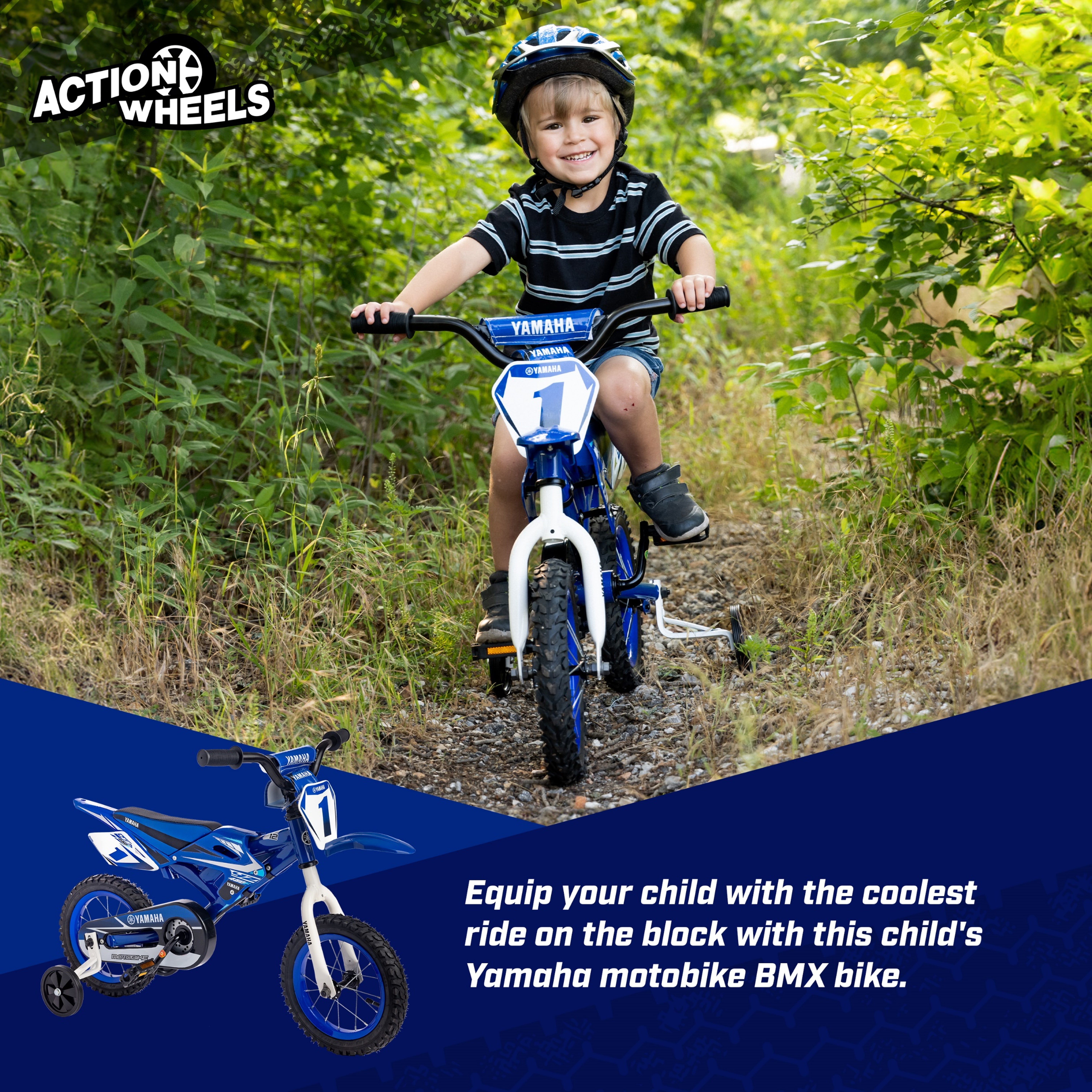 Yamaha Motobike, 12" Wheels, Bicycle for Children Age 2 to 4 Years Old - Image 7