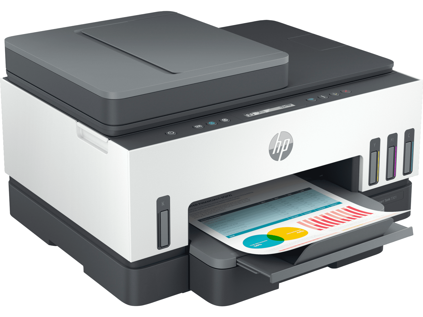 HP Smart Tank 7301 All-in-One InkJet Printer, Color Mobile Print, Scan, Copy, - Image 4