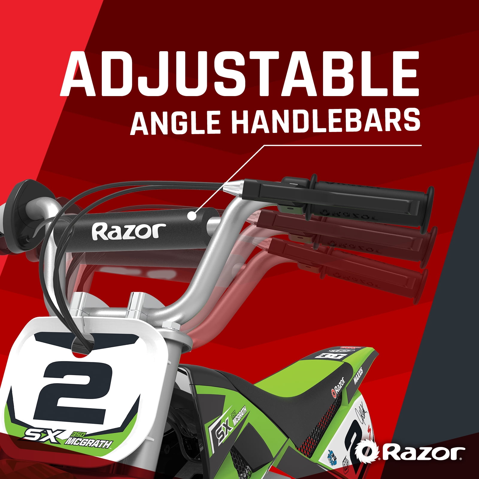 Razor Dirt Rocket SX350 McGrath - 24V Electric Powered Dirt Bike, up to 14 mph, for Child Ages 8+ - Image 3