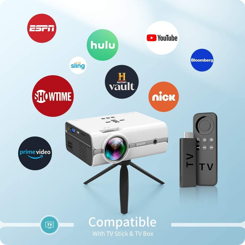VANKYO Leisure 410 Native 720P LCD Home Theater Projector, Portable Projector compatiable with iOS/Android Connection, HDMI, PS4, VGA, USB for Home Entertainment & Outdoor Activities - Image 9