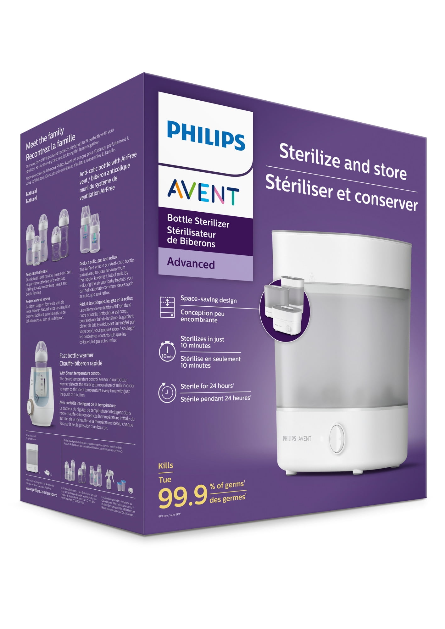 Philips Avent Advanced Baby Bottle Sterilizer, SCF291/00 - Image 25