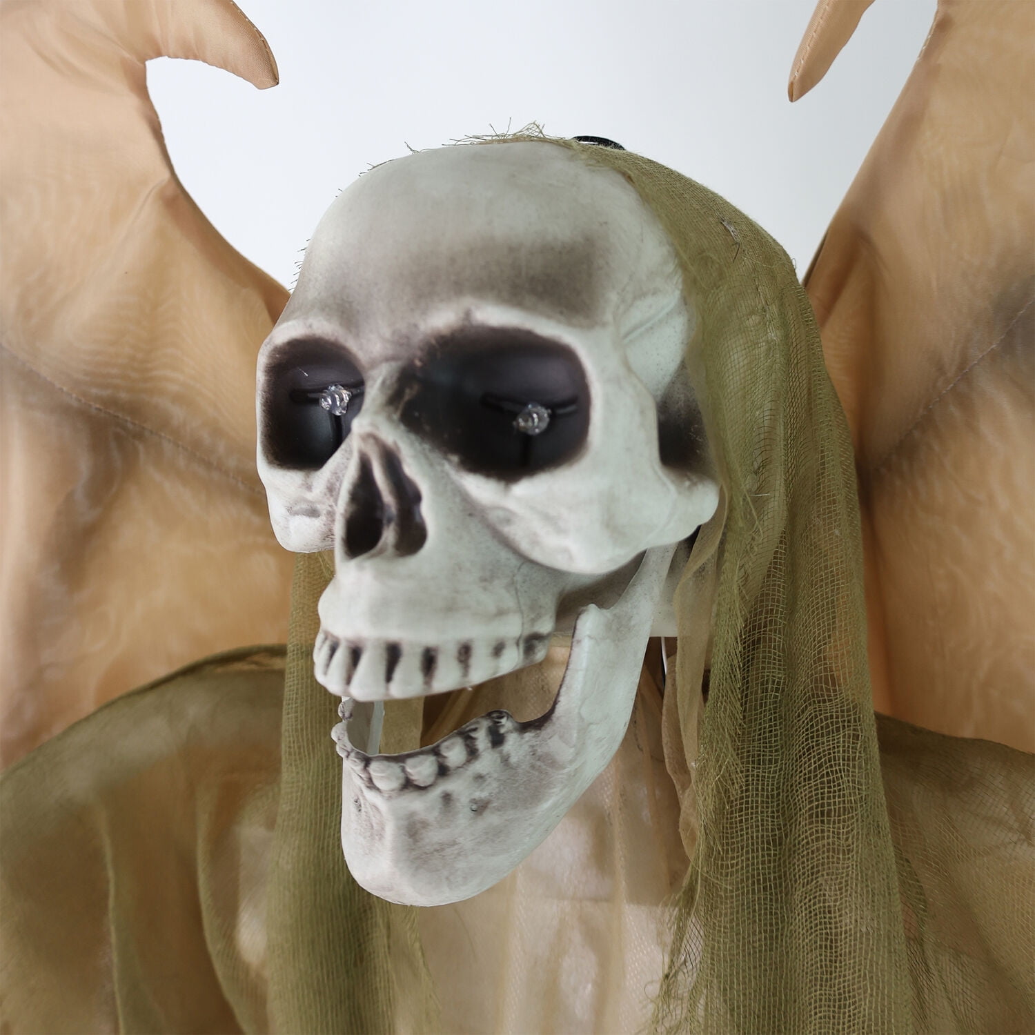 Haunted Hill Farm 5.5 ft Life-size Animatronic Reaper with Wings, Halloween Decoration, HHWINGSKEL-4FLSA - Image 18