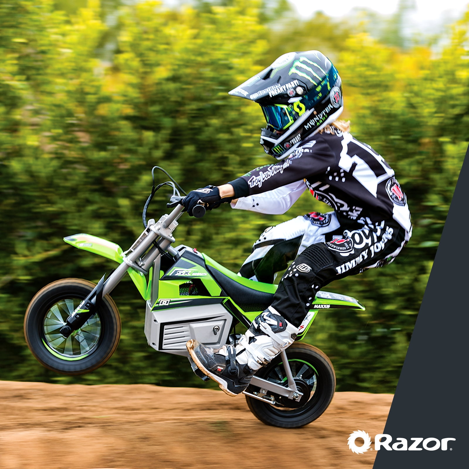 Razor Dirt Rocket SX350 McGrath - 24V Electric Powered Dirt Bike, up to 14 mph, for Child Ages 8+ - Image 6