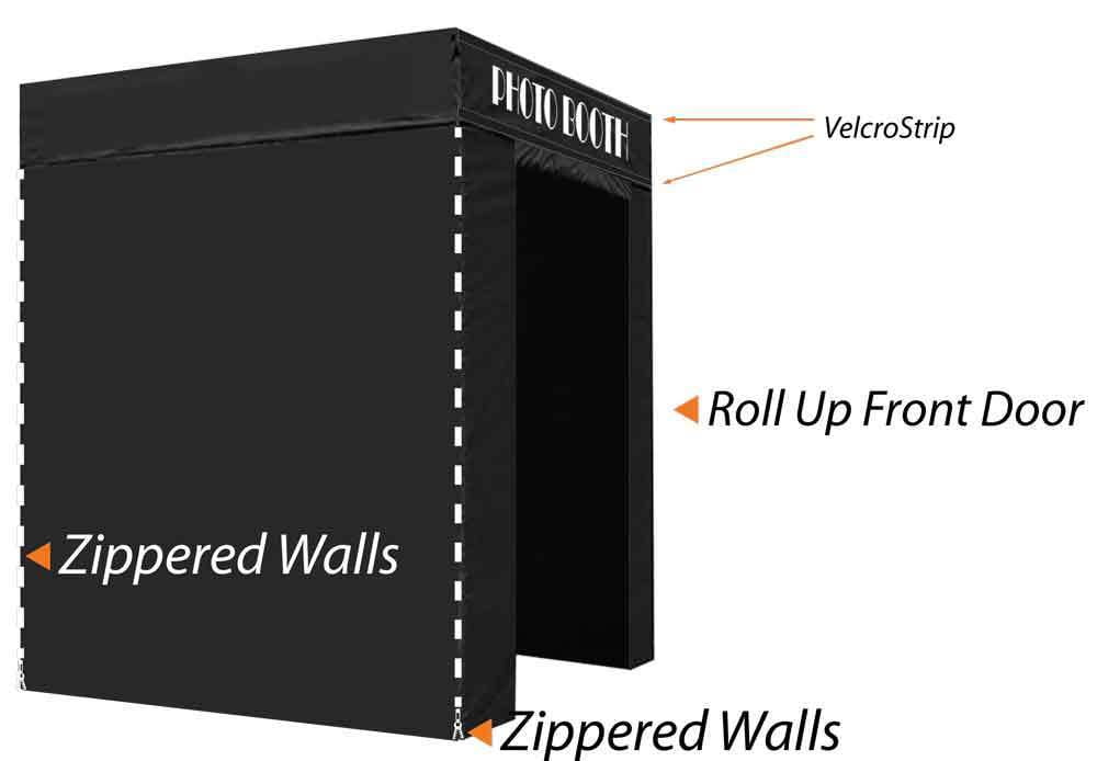 Impact Canopy 5x5 Pop Up Portable Photo Booth, Photo Tent - Image 6