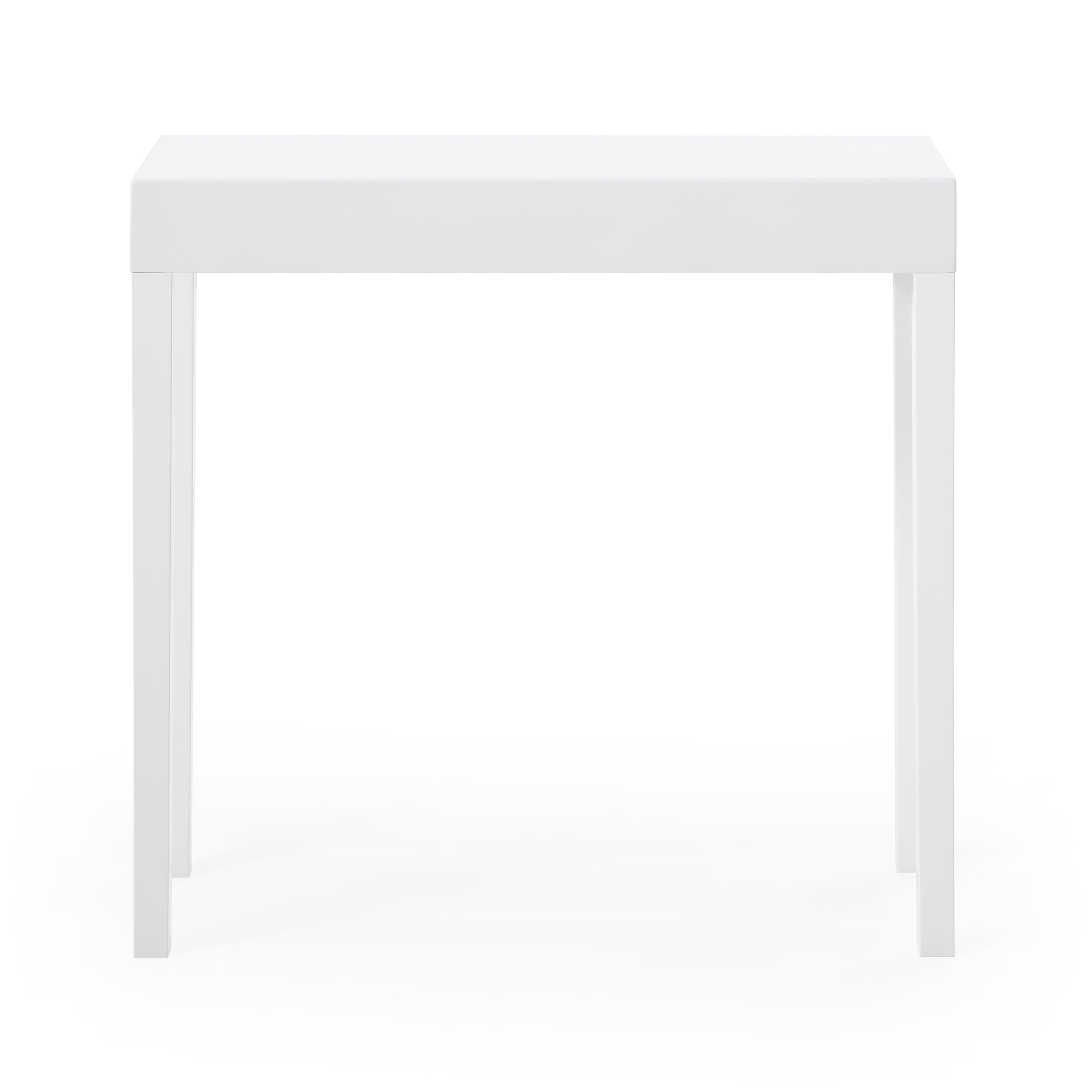 AC Pacific Amy Wood Console Table, White - Image 6