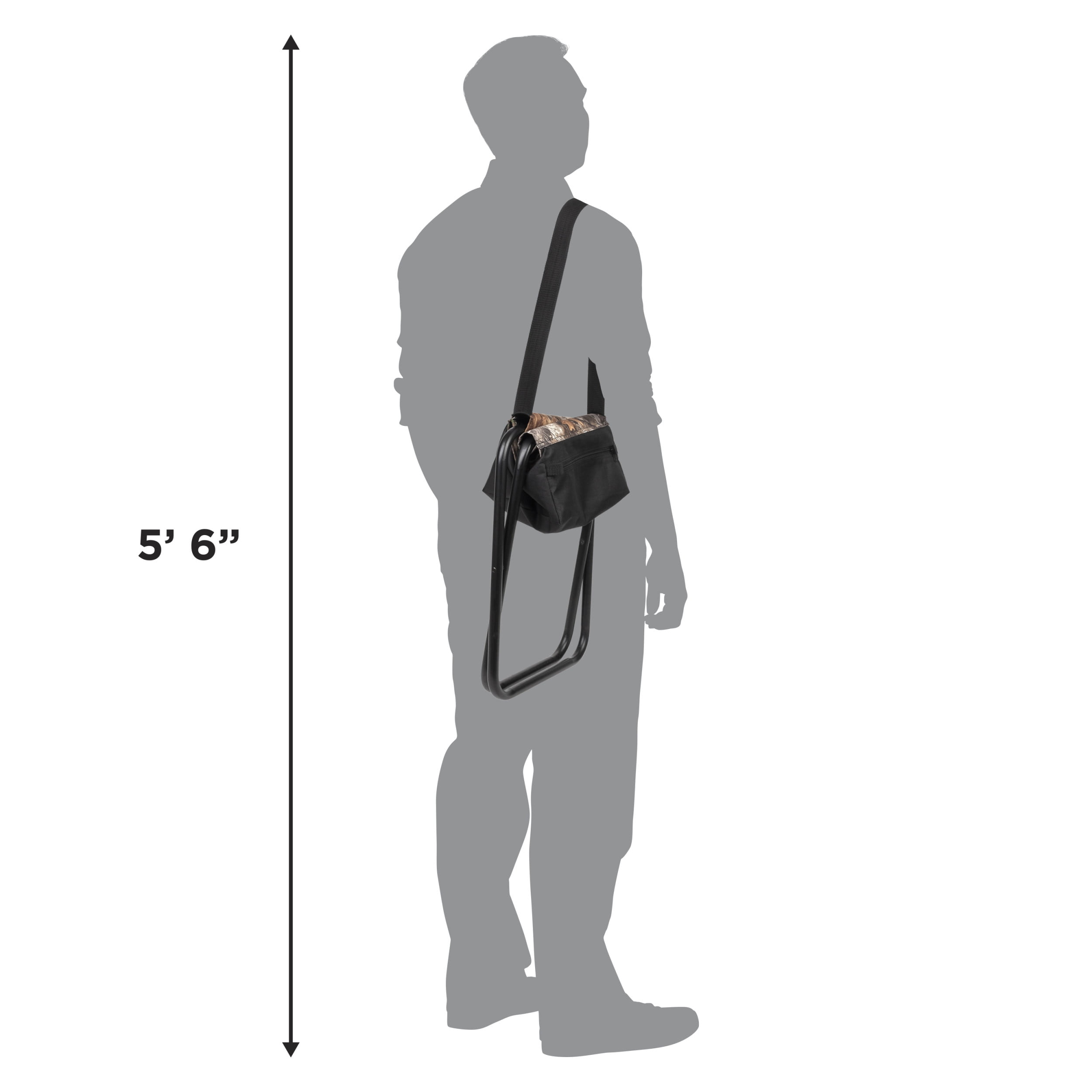 Vanish Folding Seat, Realtree Edge, Portable Hunting Blind Seat, Steel, Folding Stadium Seat Style - Image 4