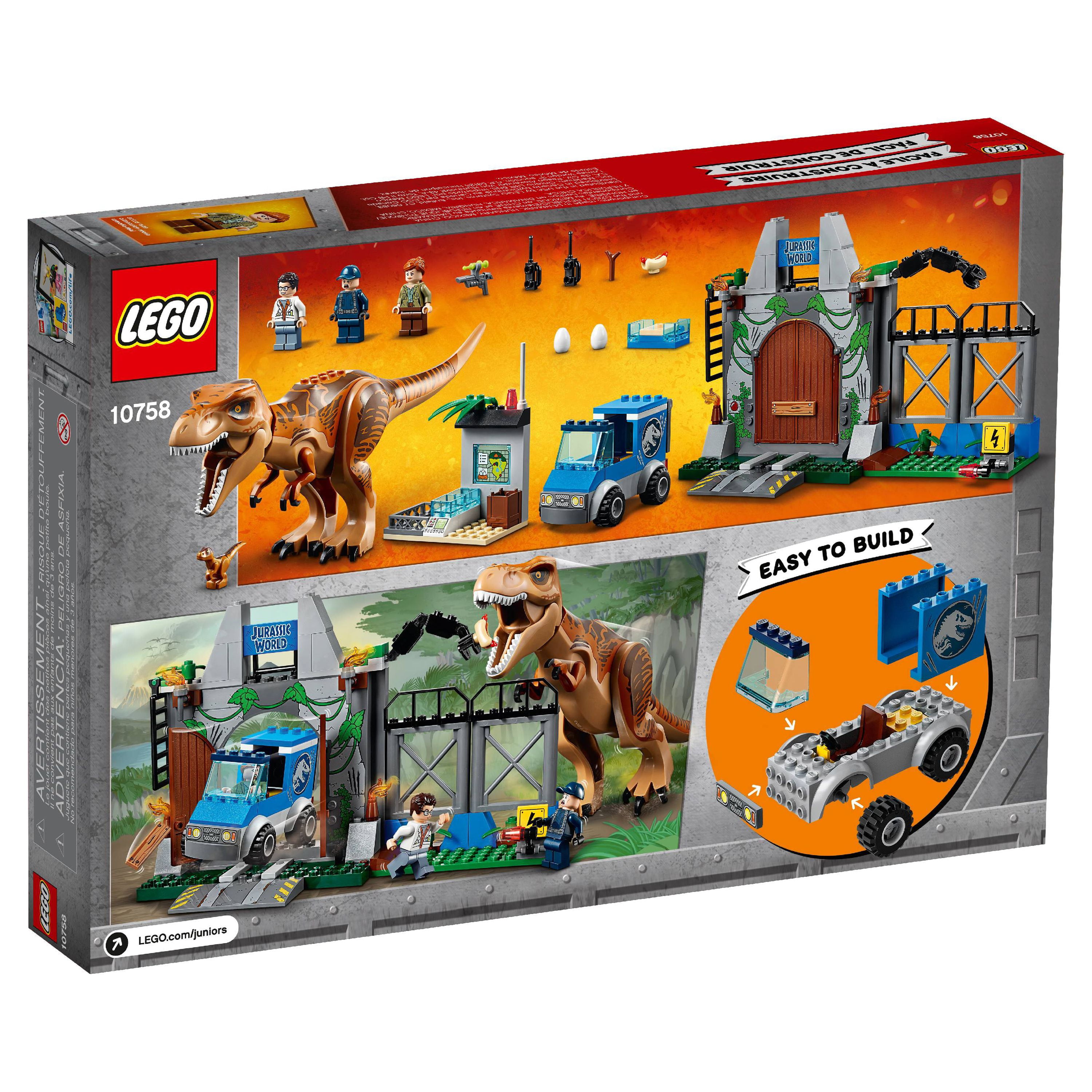 LEGO Juniors Jurassic World T. Rex Breakout 10758 (150 Pieces) - Image 3