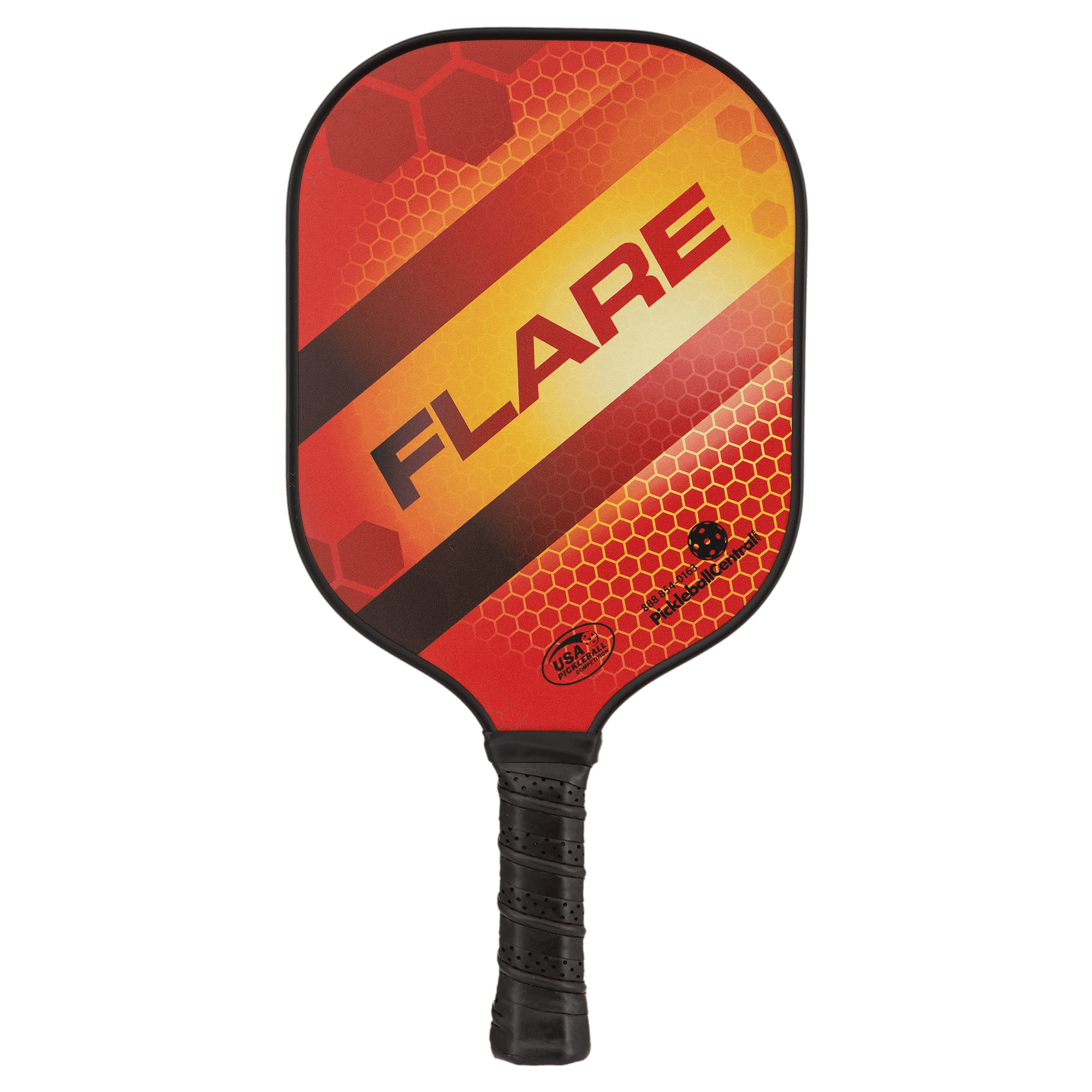 PIckleballCentral Rally Flare Graphite Pickleball Paddle 2 Player Pack Graphite Hybrid Composite Face 7oz Red/Blue - Image 3