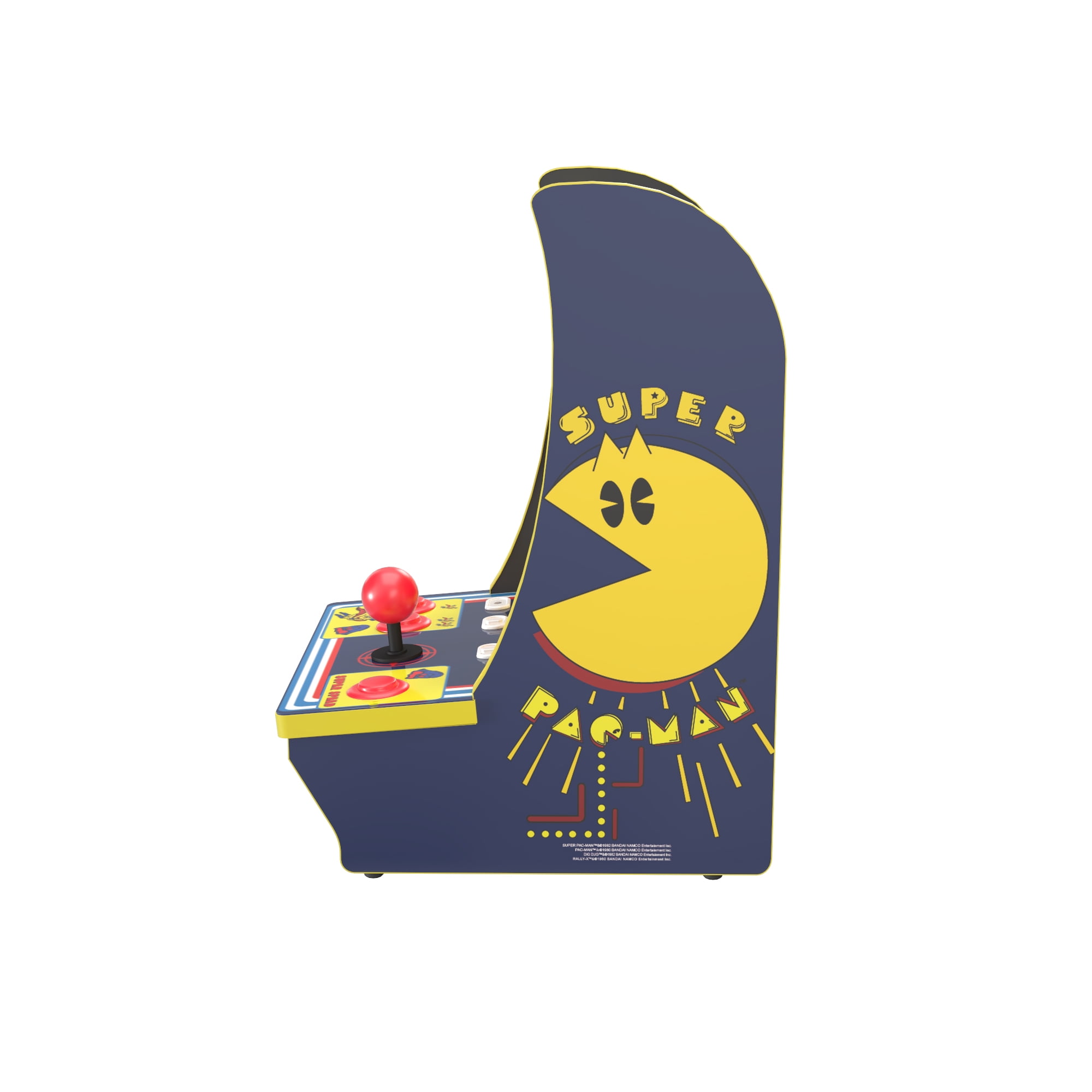 Arcade1UP Super Pac-Man, 4 Games in 1, 1-Player, Counter-cade with Lit Marquee and Headphone Jack - Image 6