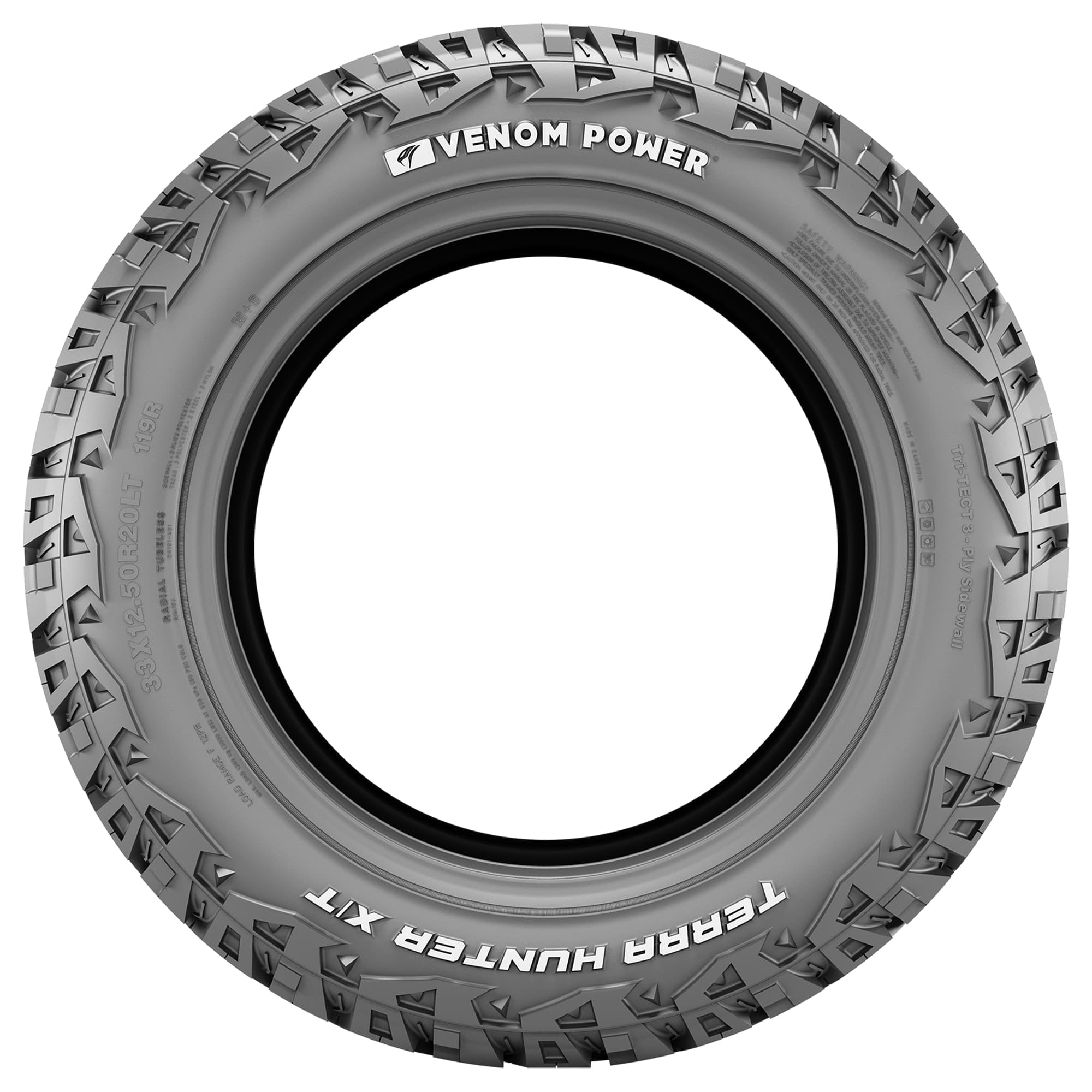 Venom Power Terra Hunter X/T Rugged Terrain 245/70R16 111T XL Light Truck Tire - Image 5