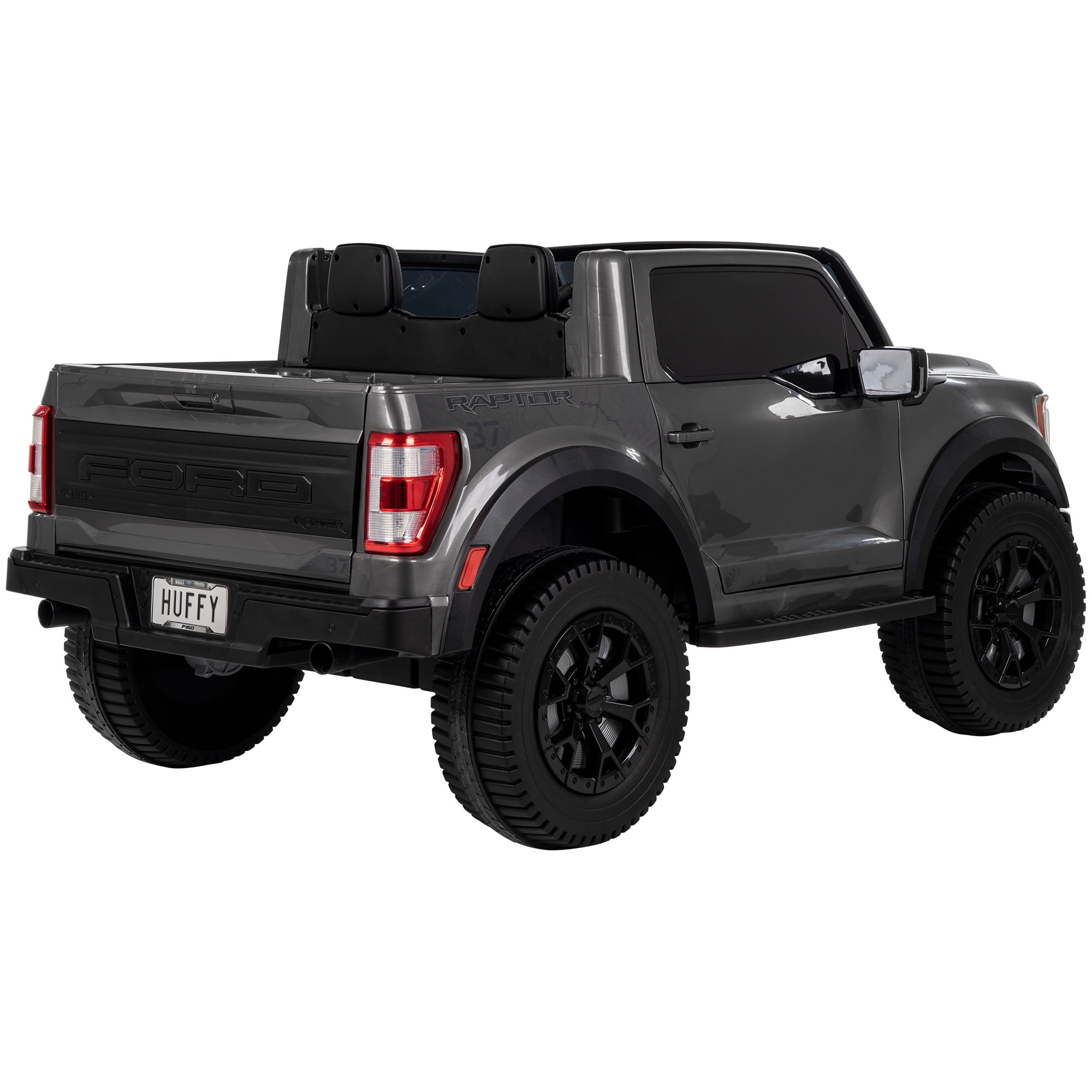 12V Ford F-150 Raptor Battery Ride-on Toy, Carbonized Grey, Kids Ages 3+, by Huffy - Image 10