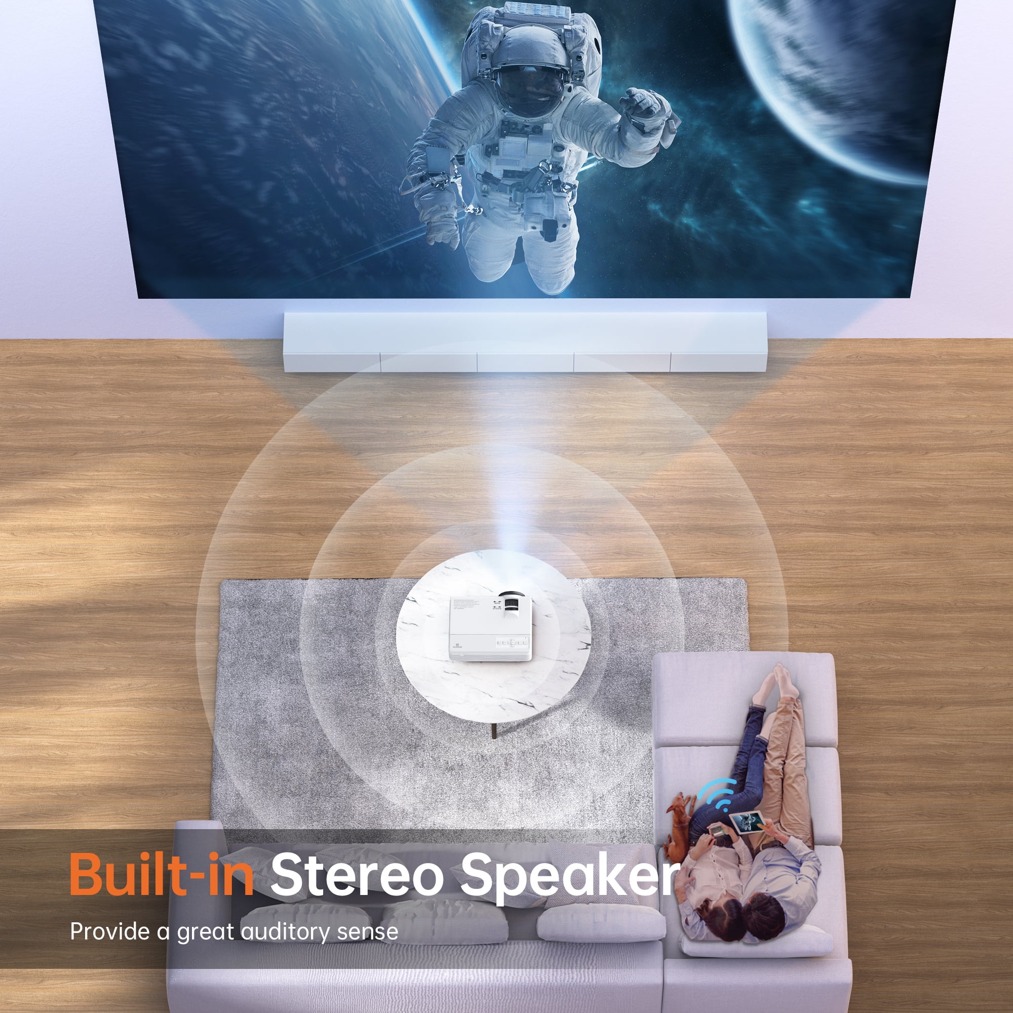 VANKYO Leisure Portable Video Projector, WiFi Mini Projector, 1080P - Image 5