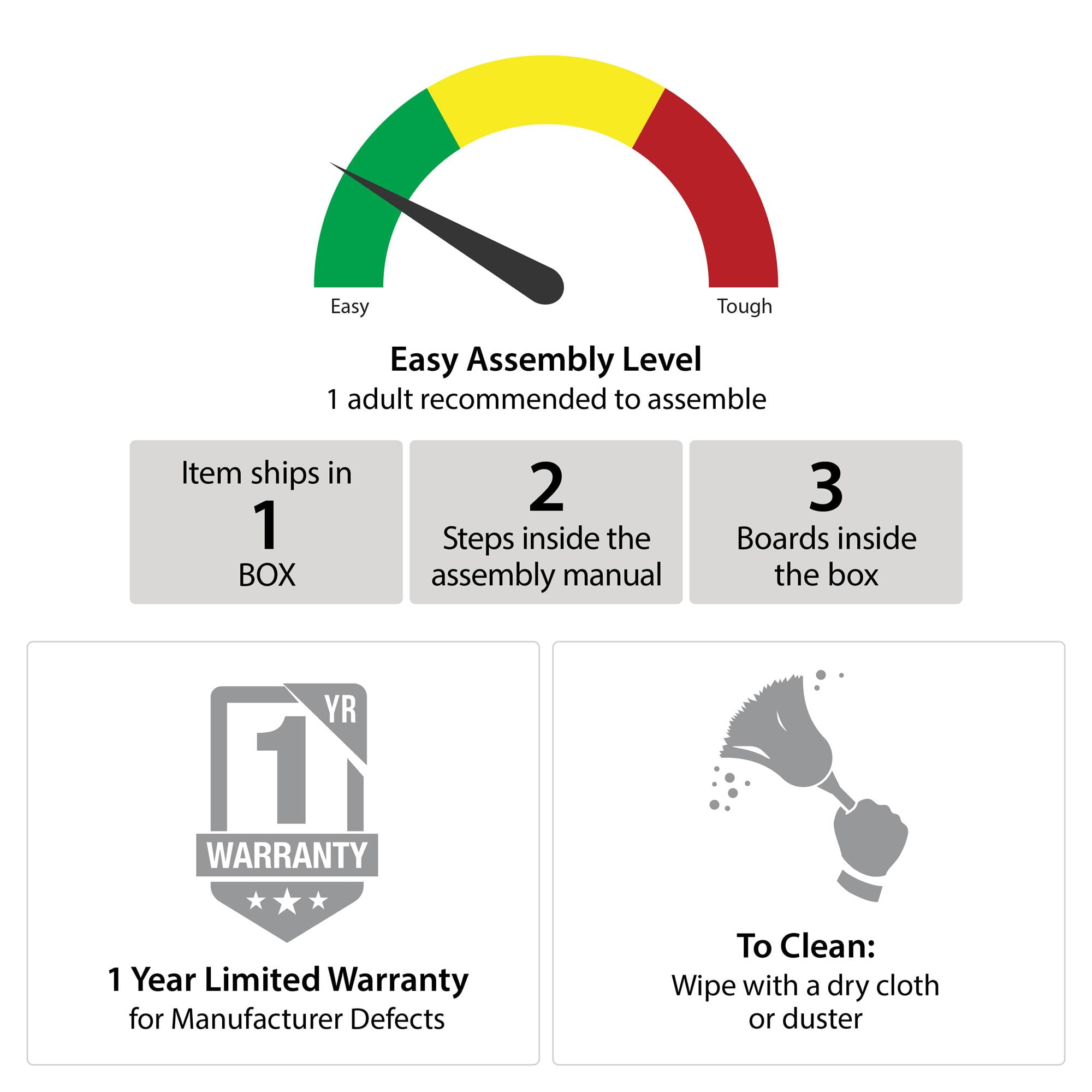 Ameriwood Home Strafford Accent Table, Pale Oak - Image 8