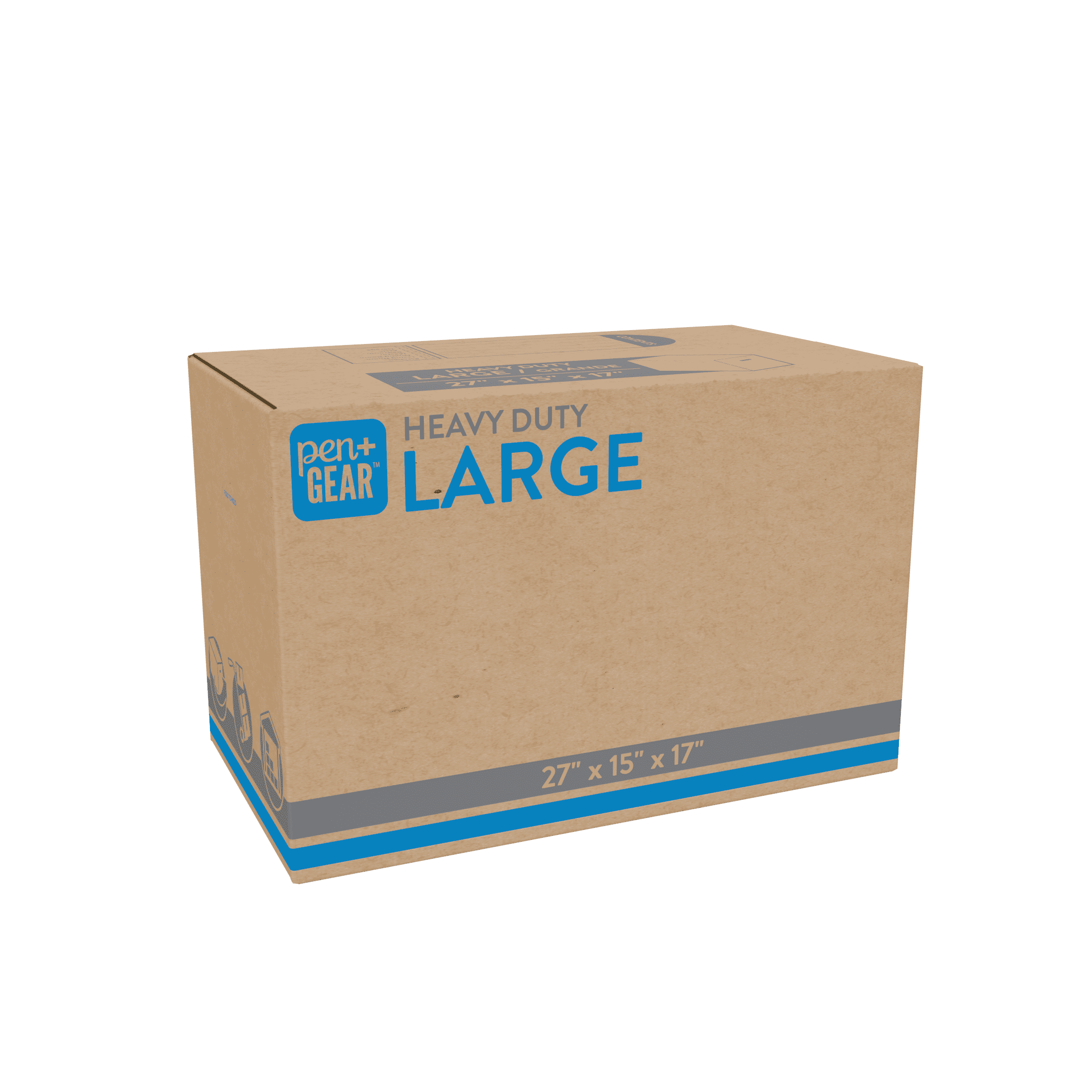 Pen+Gear Large Heavy Duty Recycled Moving Boxes, 27in.L x 15in.W x 17in.H, Kraft, 15 Count - Image 13