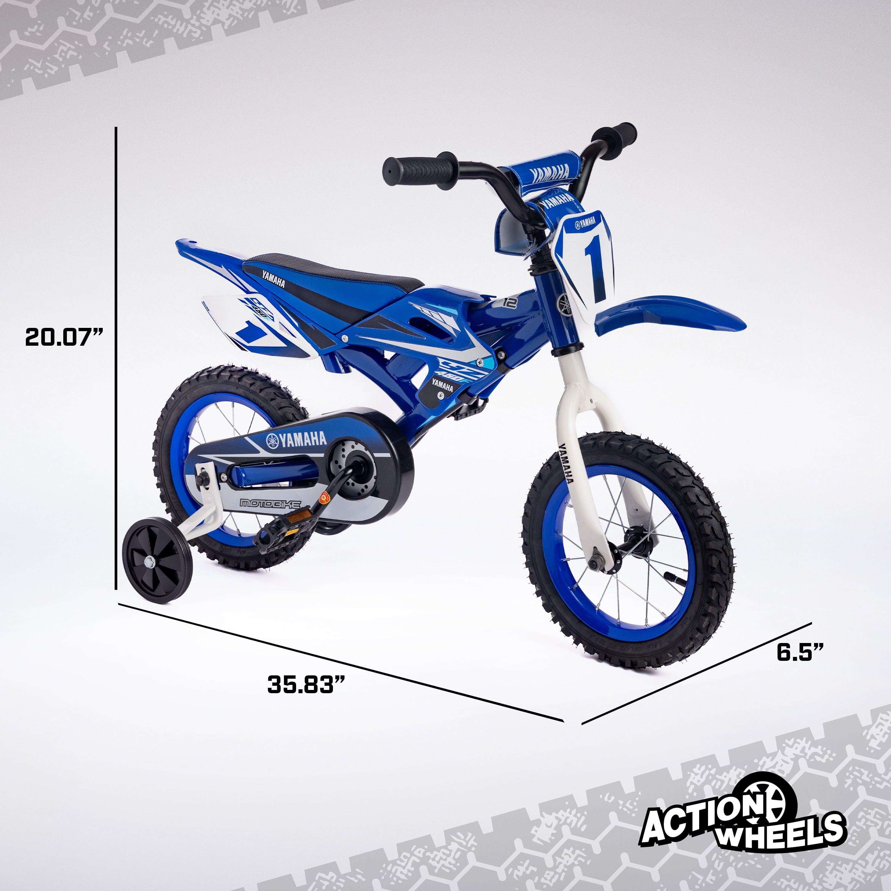 Yamaha Motobike, 12" Wheels, Bicycle for Children Age 2 to 4 Years Old - Image 5